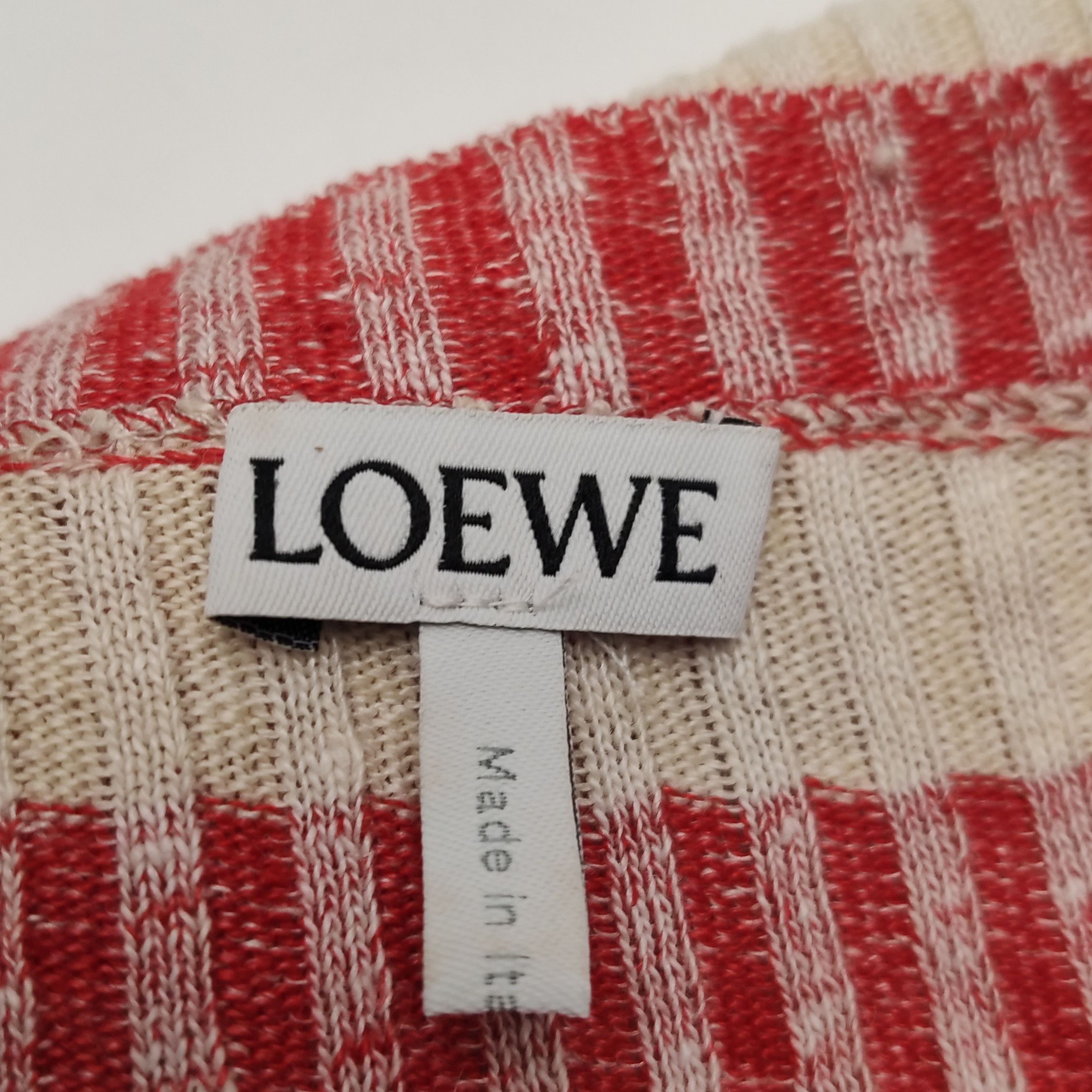 Loewe Loewe Striped Linen Sweater Size S Size US S / EU 44-46 / 1 - 3 Thumbnail