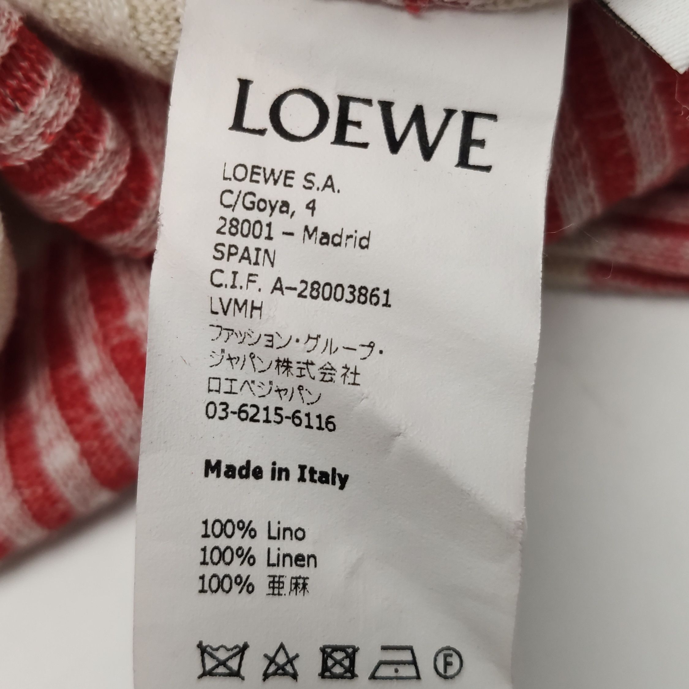 Loewe Loewe Striped Linen Sweater Size S Size US S / EU 44-46 / 1 - 5 Thumbnail