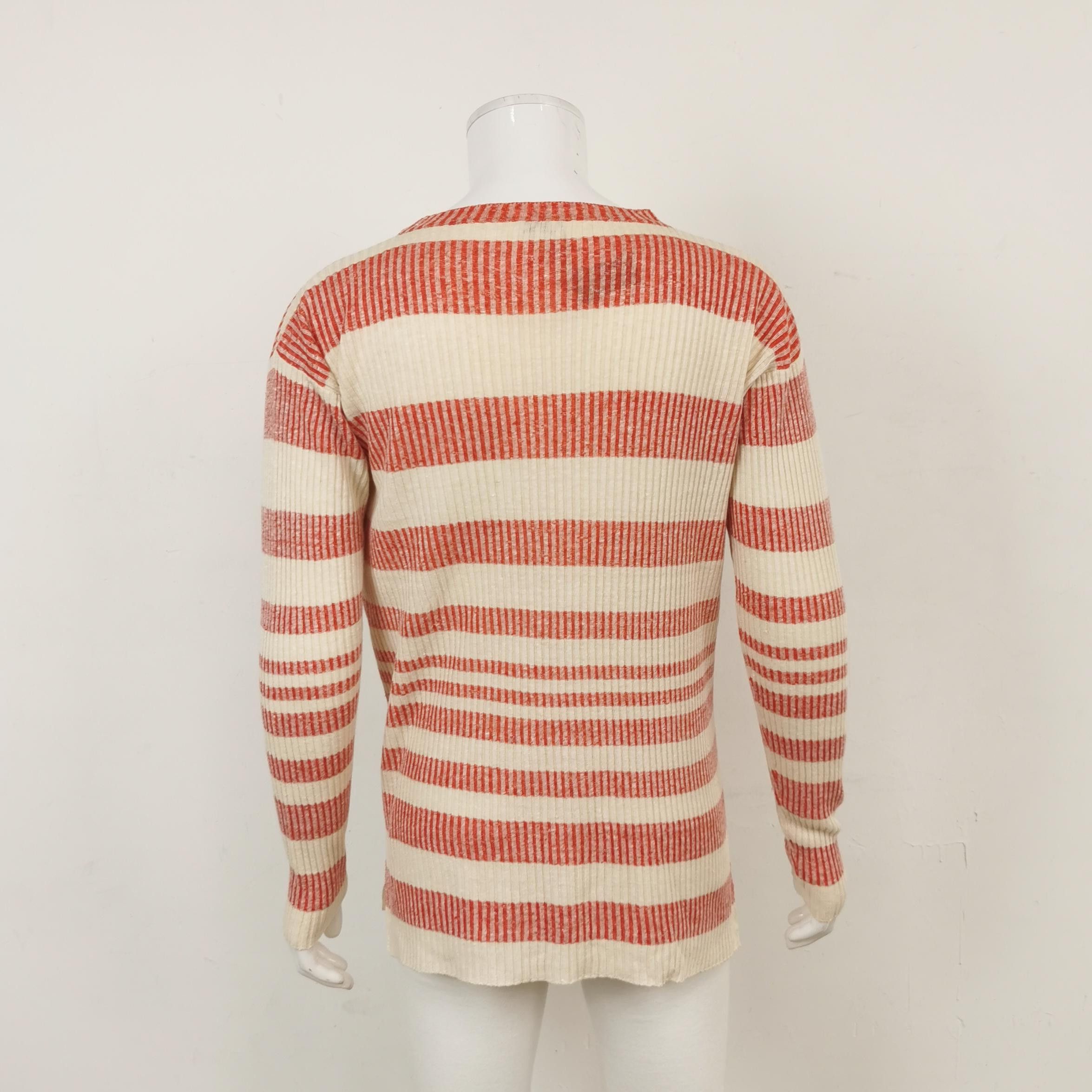 Loewe Loewe Striped Linen Sweater Size S Size US S / EU 44-46 / 1 - 2 Thumbnail