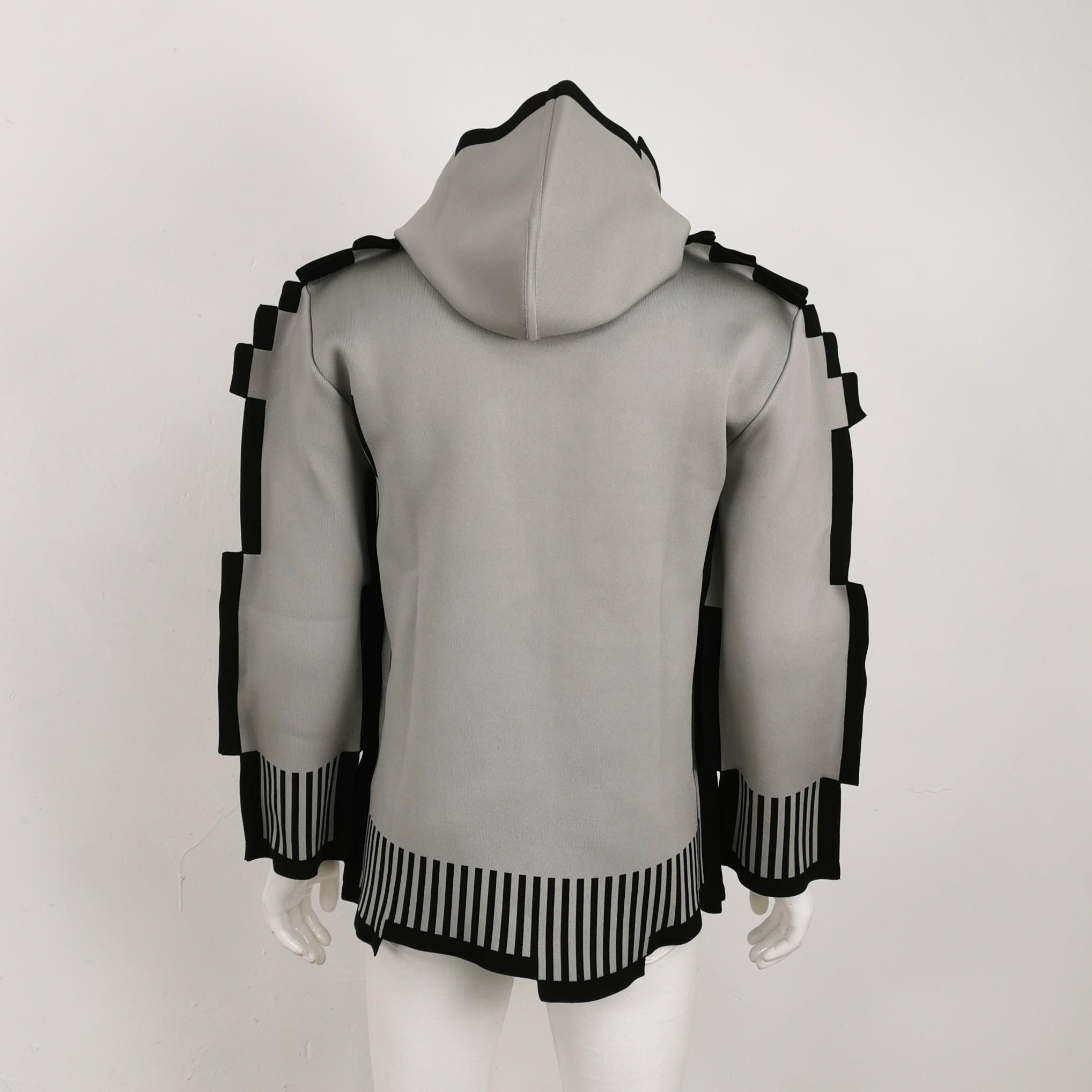 Loewe Loewe Pixelated Contrast Hooded Sweater XS Size US XS / EU 42 / 0 - 2 Thumbnail