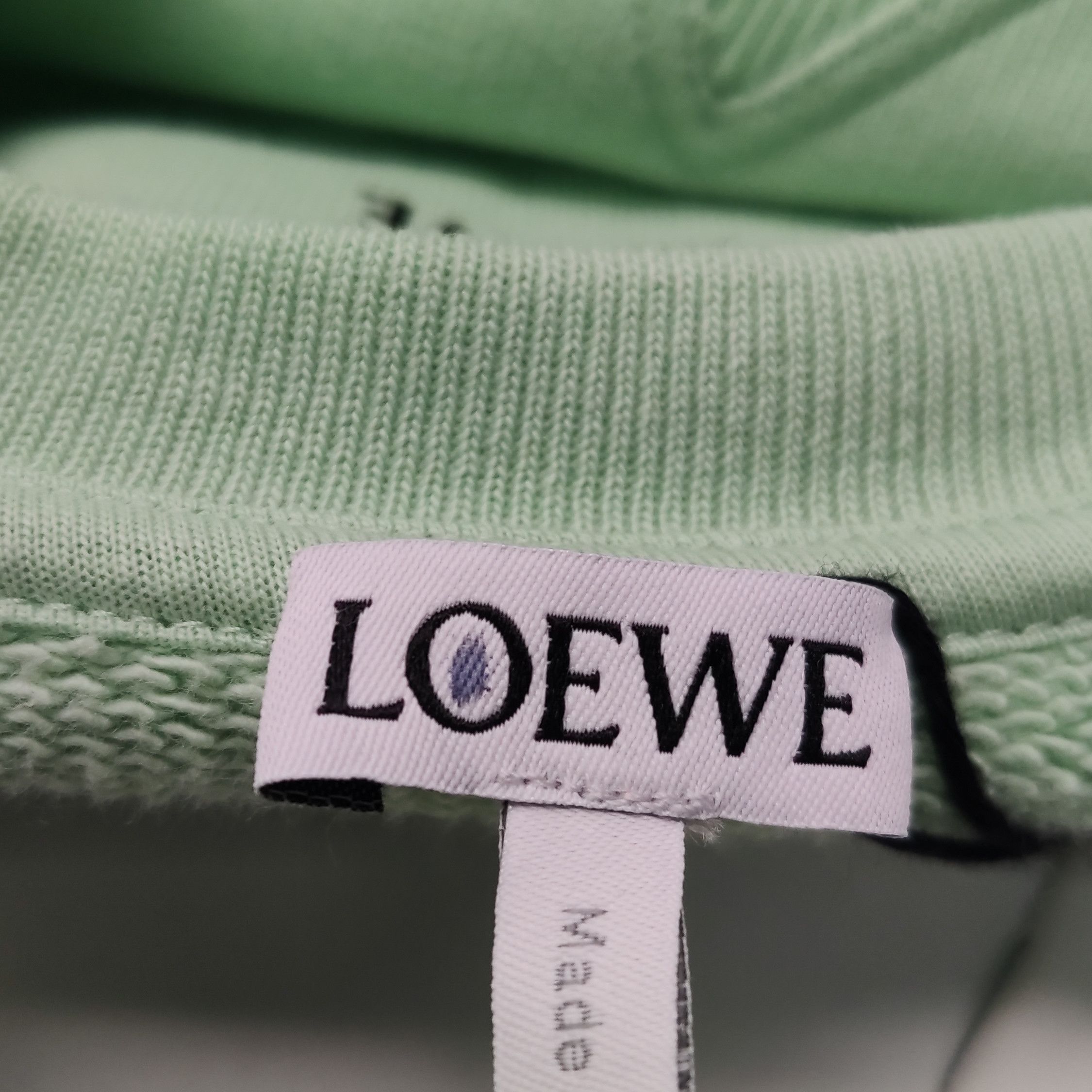 Loewe Loewe Lime Green Cup Graphic Sweatshirt Size XS Size US XS / EU 42 / 0 - 12 Thumbnail