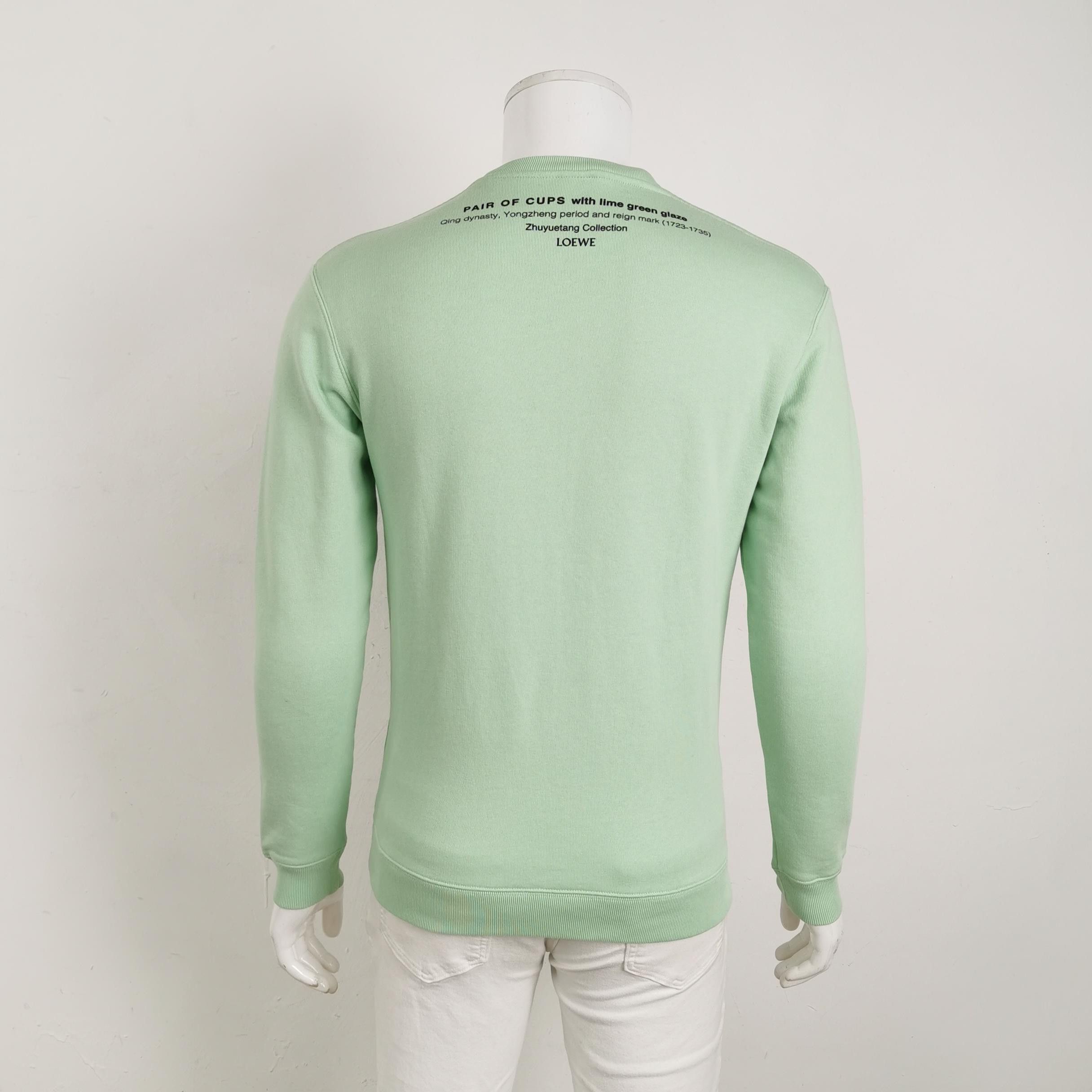 Loewe Loewe Lime Green Cup Graphic Sweatshirt Size XS Size US XS / EU 42 / 0 - 2 Thumbnail
