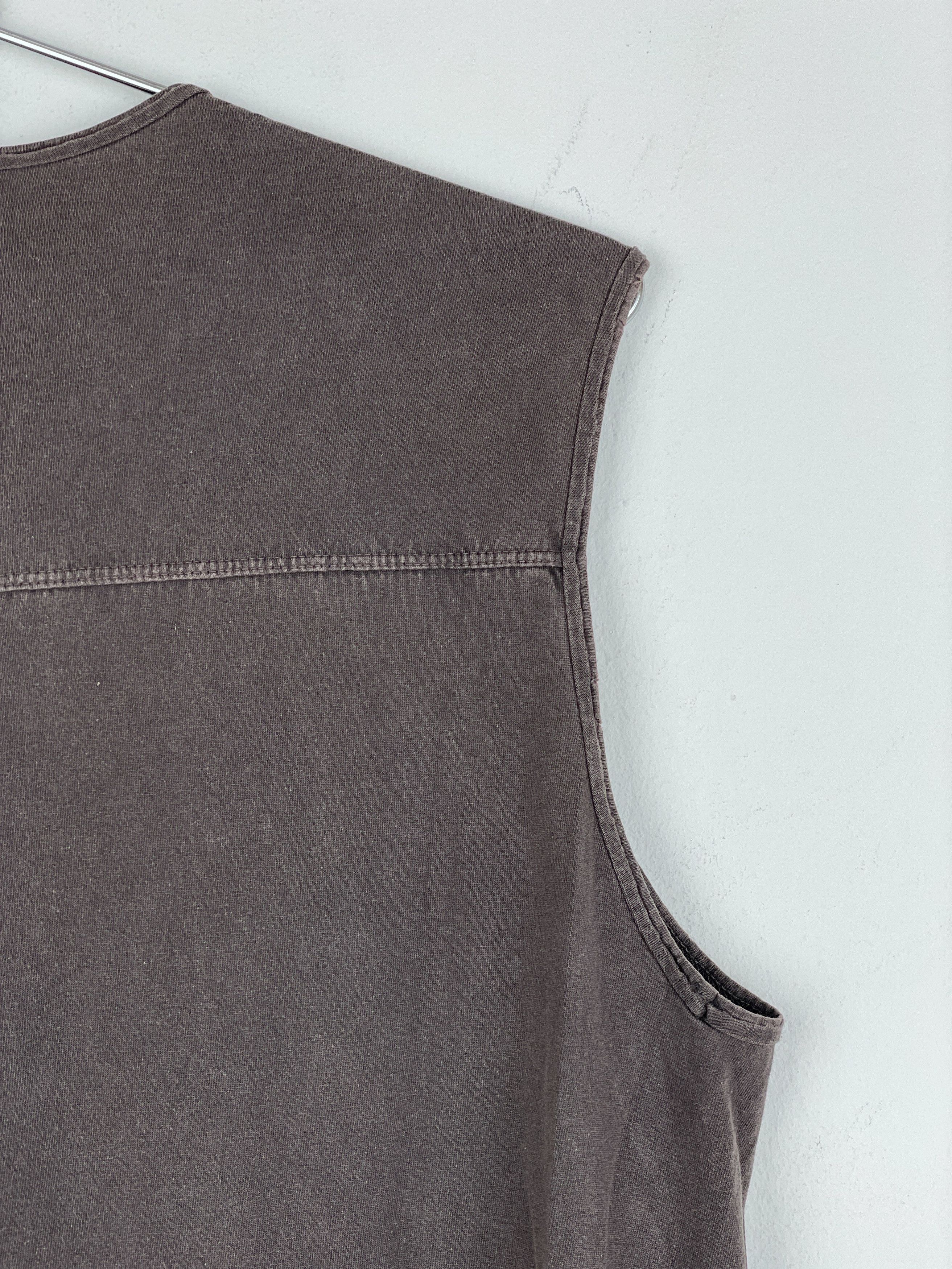 Rick Owens DRKSDHW SS13 'Island' Geometric Panel Tank Top Size US L / EU 52-54 / 3 - 11 Thumbnail