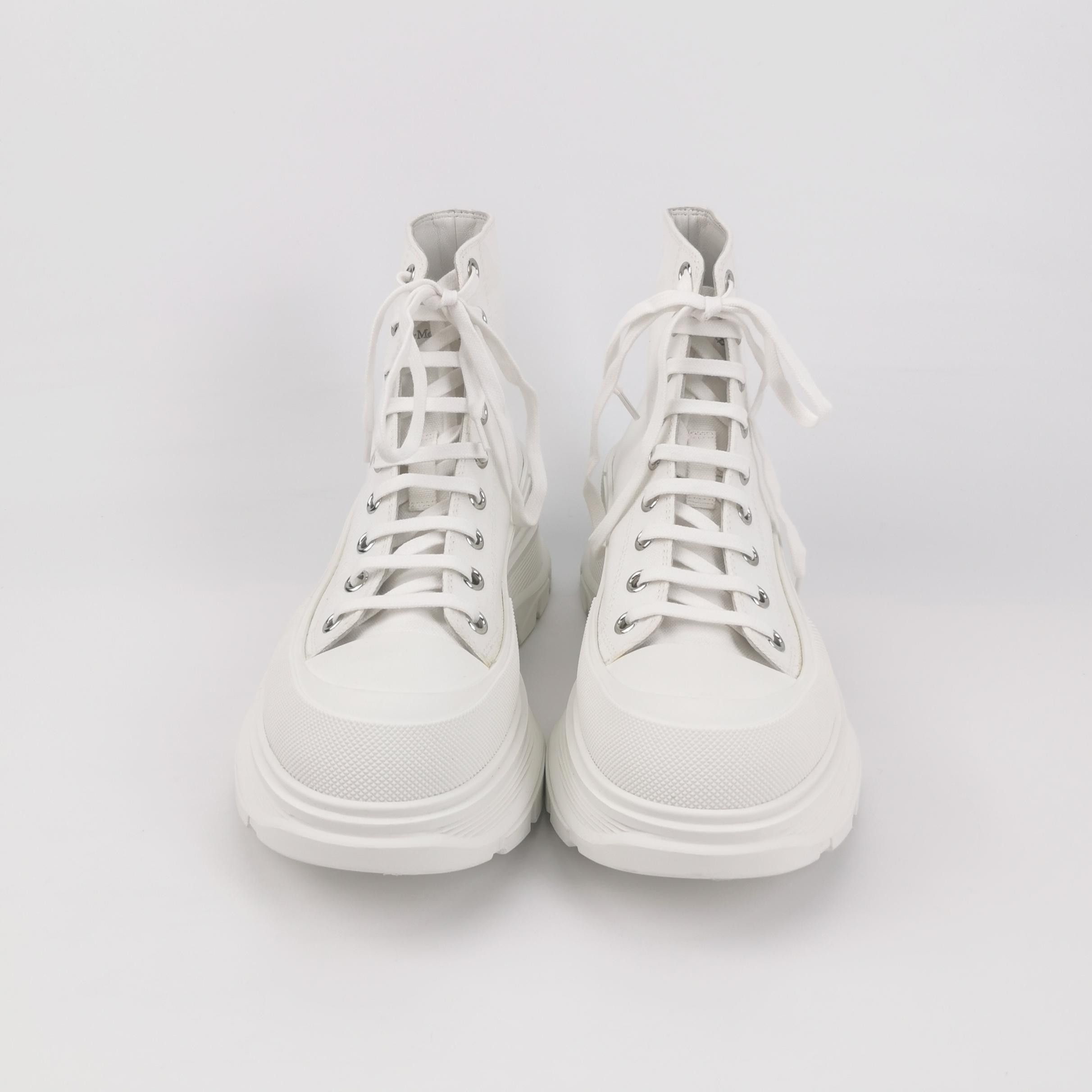 Alexander McQueen Alexander McQueen Tread Slick Canvas Sneakers 42 Size US 9 / EU 42 - 3 Thumbnail