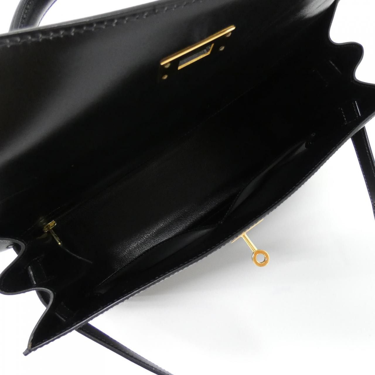 Hermes Hermes Hermes Kelly32 Box Calf Leather Handbag W DUTY FREE for USA Size ONE SIZE - 10 Thumbnail