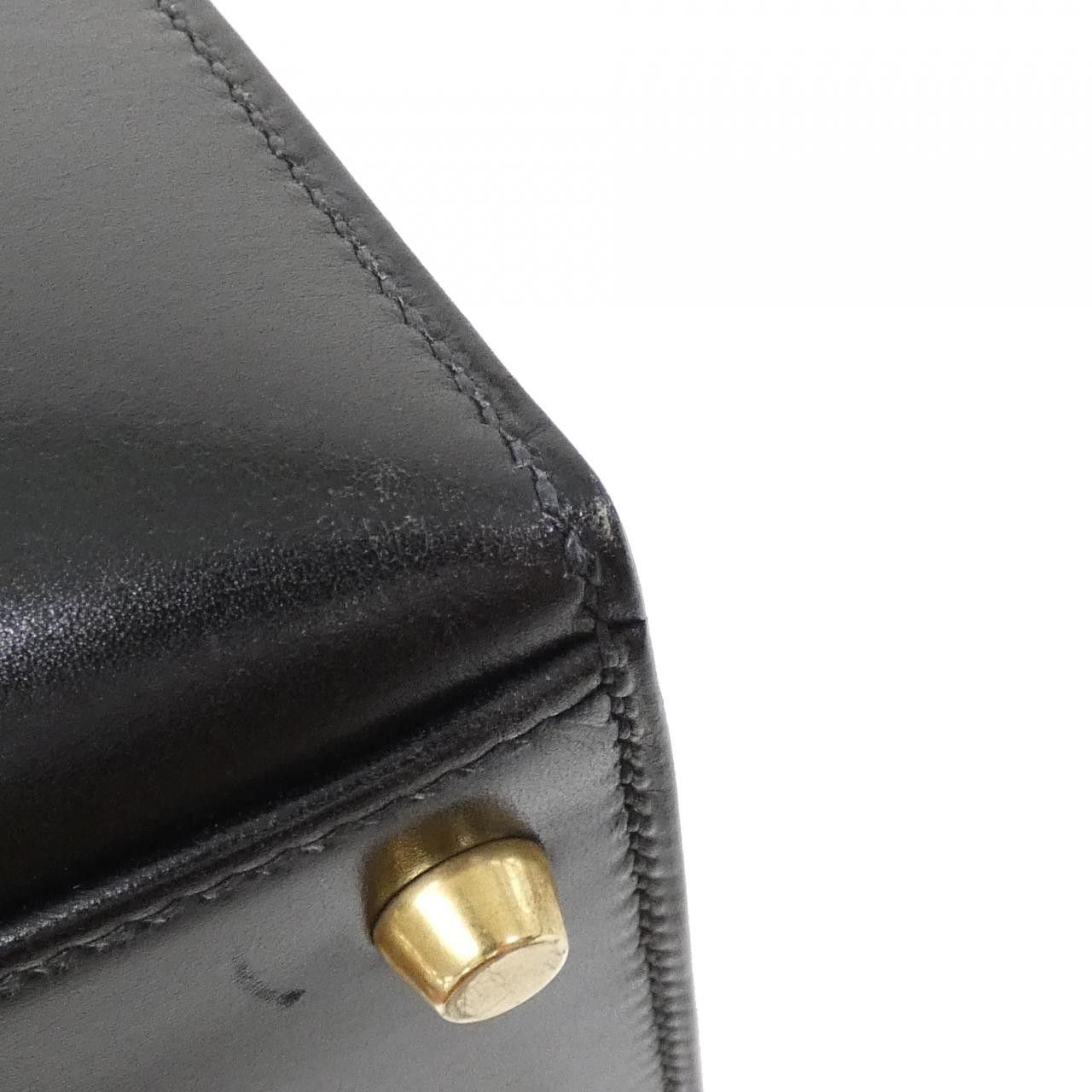 Hermes Hermes Hermes Kelly32 Box Calf Leather Handbag W DUTY FREE for USA Size ONE SIZE - 4 Thumbnail