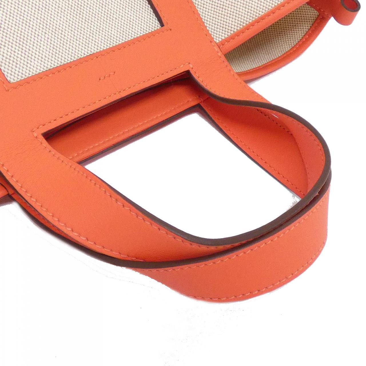 Hermes Hermes Hermes In The Loop23cm Toile H Swift shoulder bag Textile Crossbody Bag W DUTY FREE for USA Size ONE SIZE - 5 Thumbnail