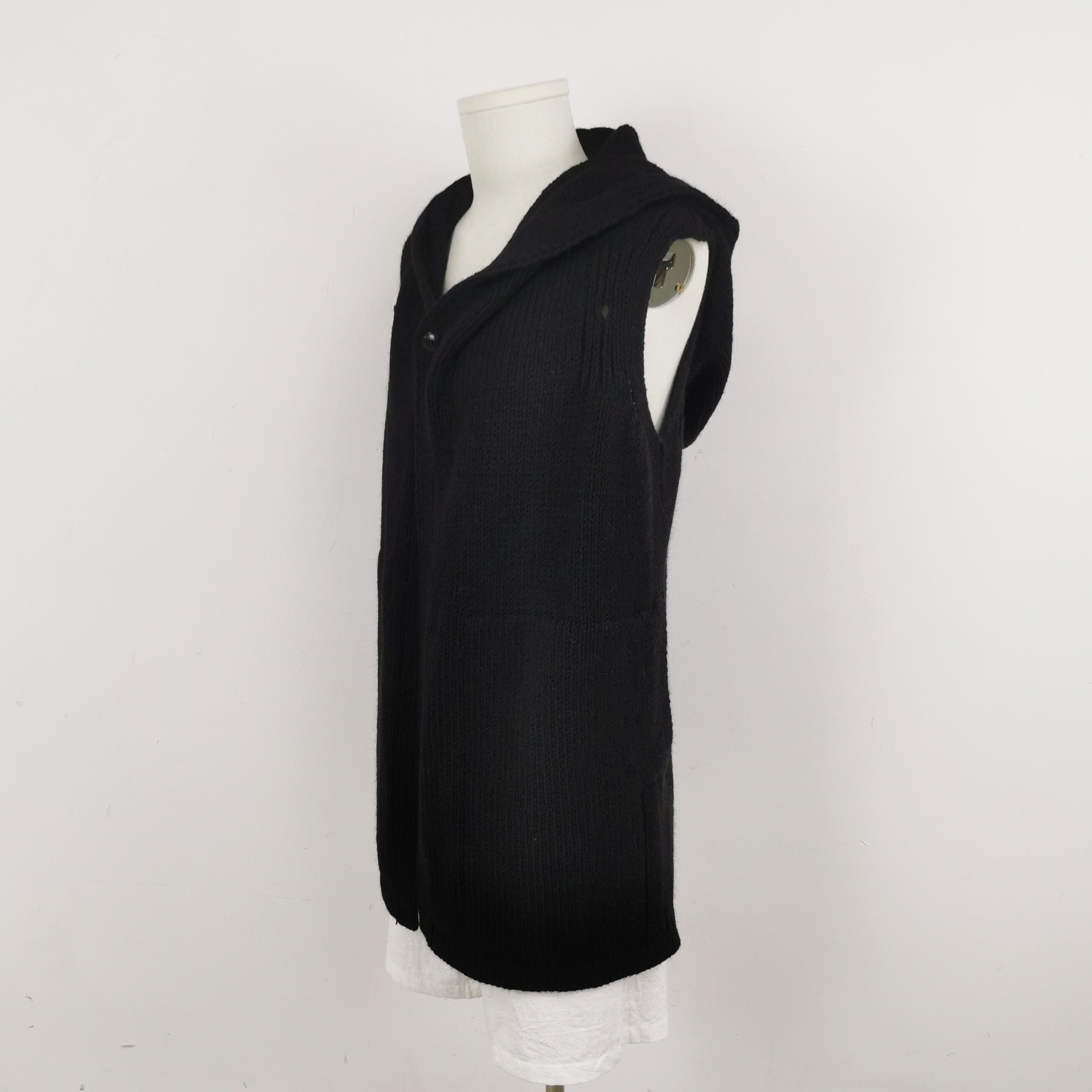 Rick Owens Rick Owens Plinth FW13 Knit Hooded Vest XS Size US XS / EU 42 / 0 - 2 Thumbnail