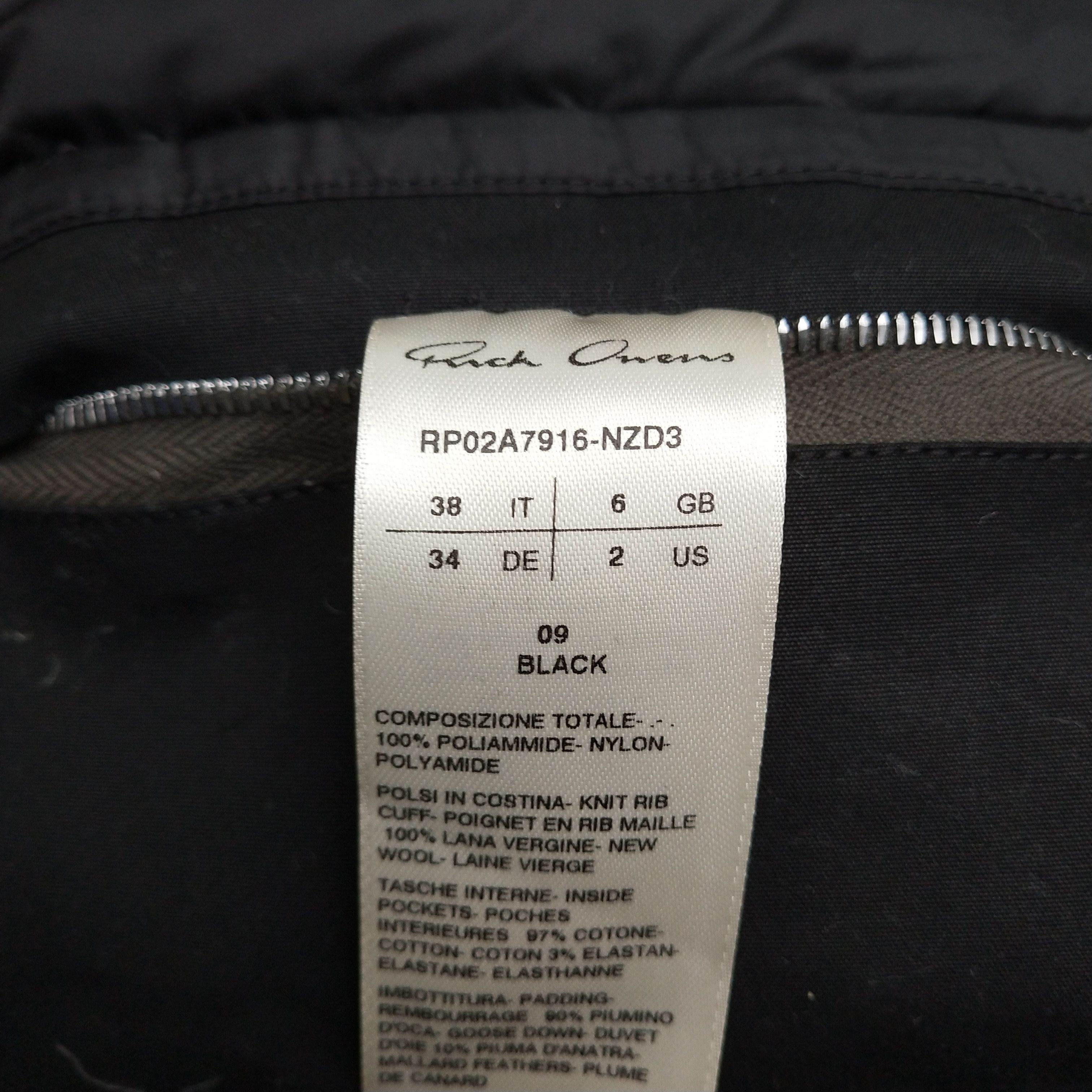 Rick Owens Rick Owens Gethsemane Quilted Down Coat US 2 Size XS / US 0-2 / IT 36-38 - 5 Thumbnail