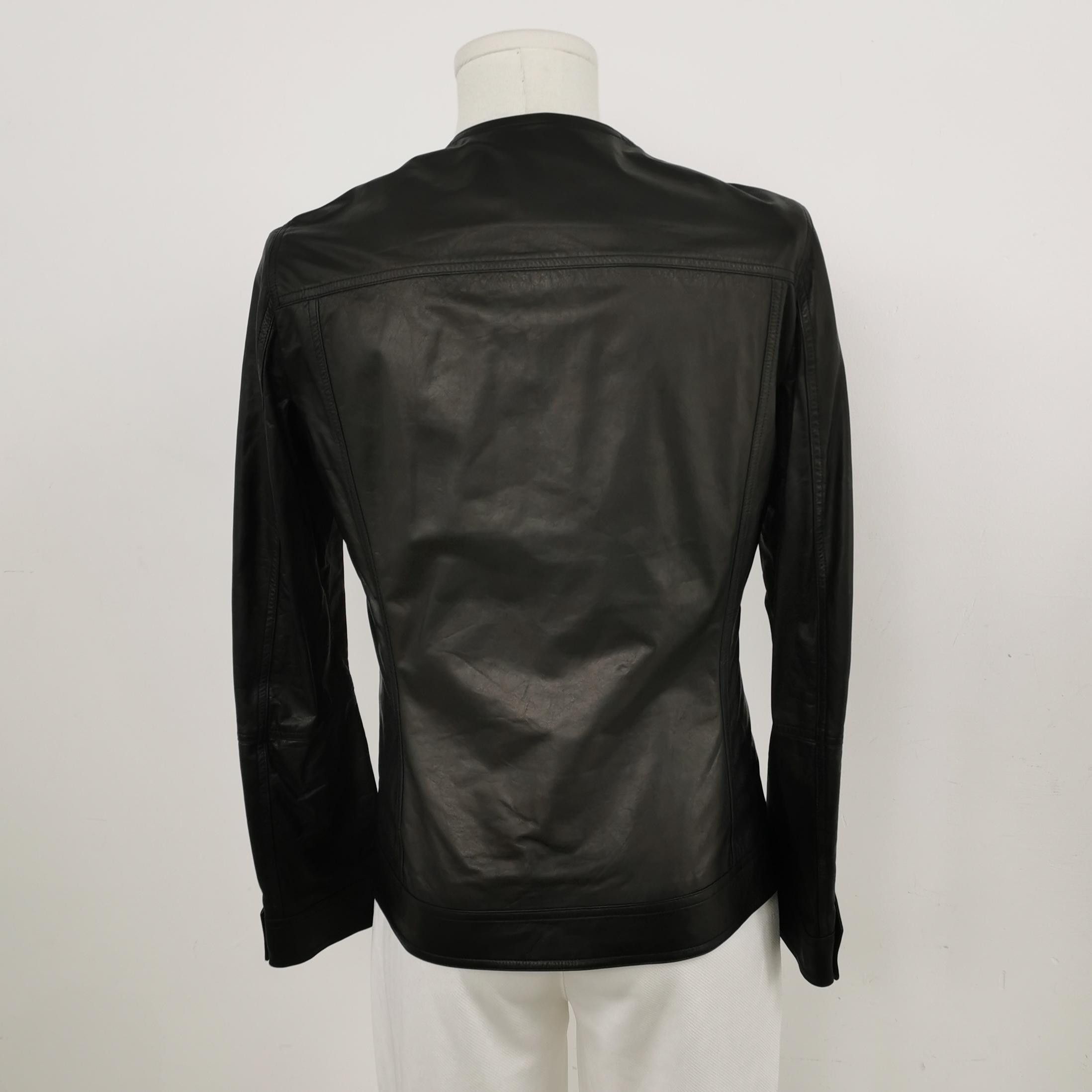 Rick Owens Rick Owens Calfskin Leather Jacket IT 50 Size US M / EU 48-50 / 2 - 2 Thumbnail