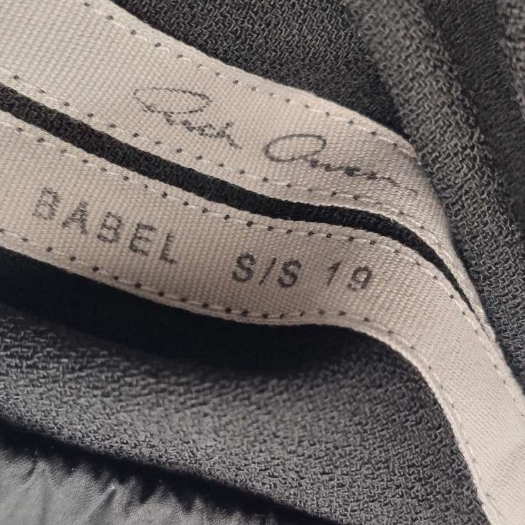 Rick Owens Rick Owens Wool Blend Drawstring Pants IT 40 Size 27" / US 4 / IT 40 - 4 Thumbnail