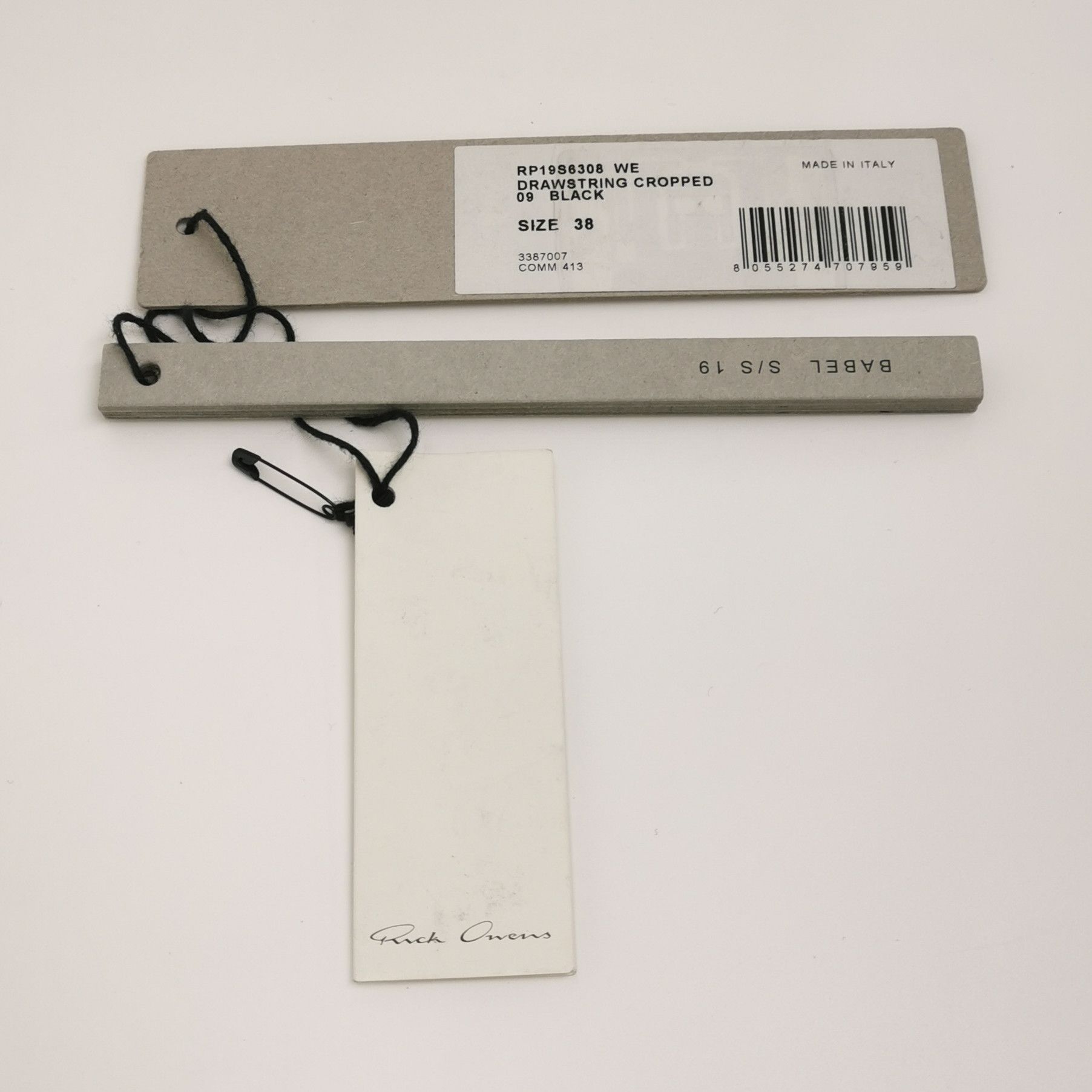 Rick Owens Rick Owens Drawstring Cropped Pants Size 28 Size US 28 / EU 44 - 3 Thumbnail