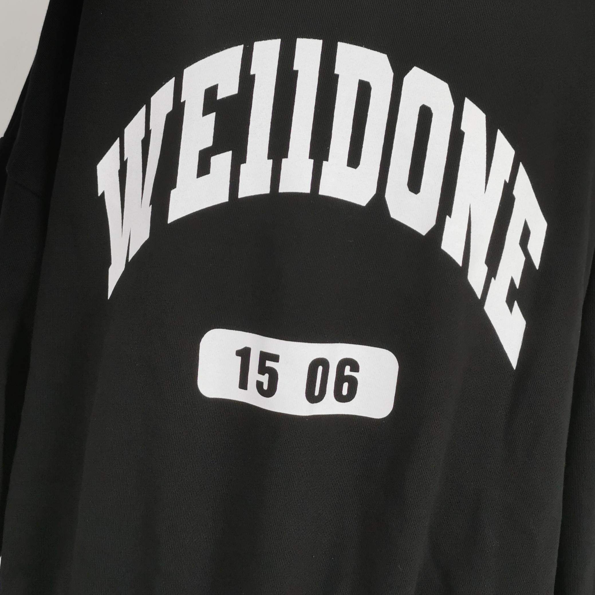 WE11DONE We11done Old School Campus Logo Hoodie M Size US M / EU 48-50 / 2 - 3 Thumbnail