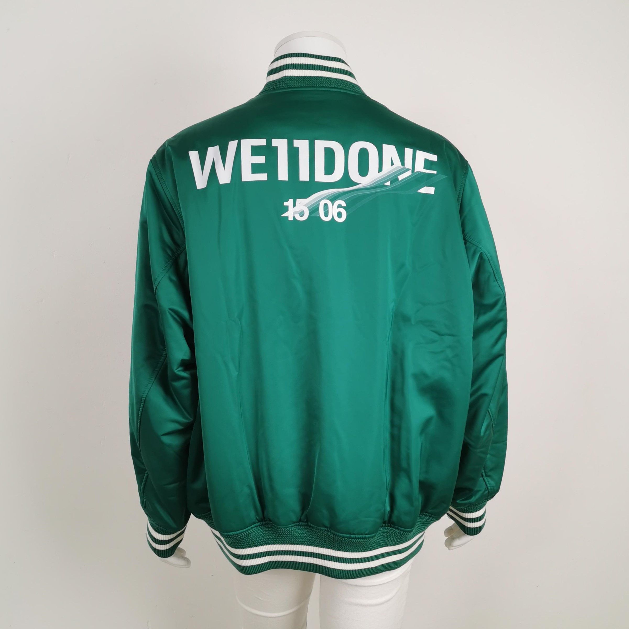 WE11DONE We11done Oversized Satin Bomber Jacket M Size US M / EU 48-50 / 2 - 2 Thumbnail