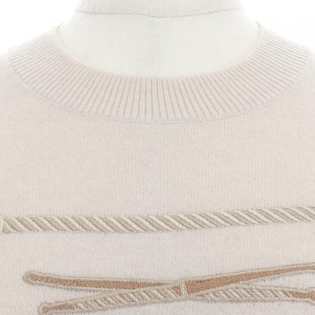 Hermes Hermes Hermes LES TAMBOURS Knit Top Textile Tops DUTY FREE for USA Size ONE SIZE - 5 Thumbnail