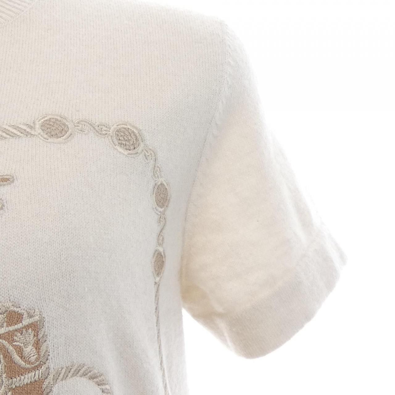 Hermes Hermes Hermes LES TAMBOURS Knit Top Textile Tops DUTY FREE for USA Size ONE SIZE - 6 Thumbnail