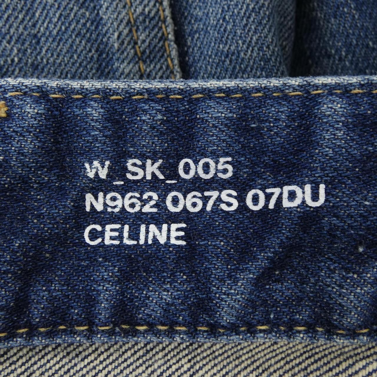 Celine Celine CELINE Denim Jeans Textile Jeans 2N962067S DUTY FREE for USA Size ONE SIZE - 4 Thumbnail