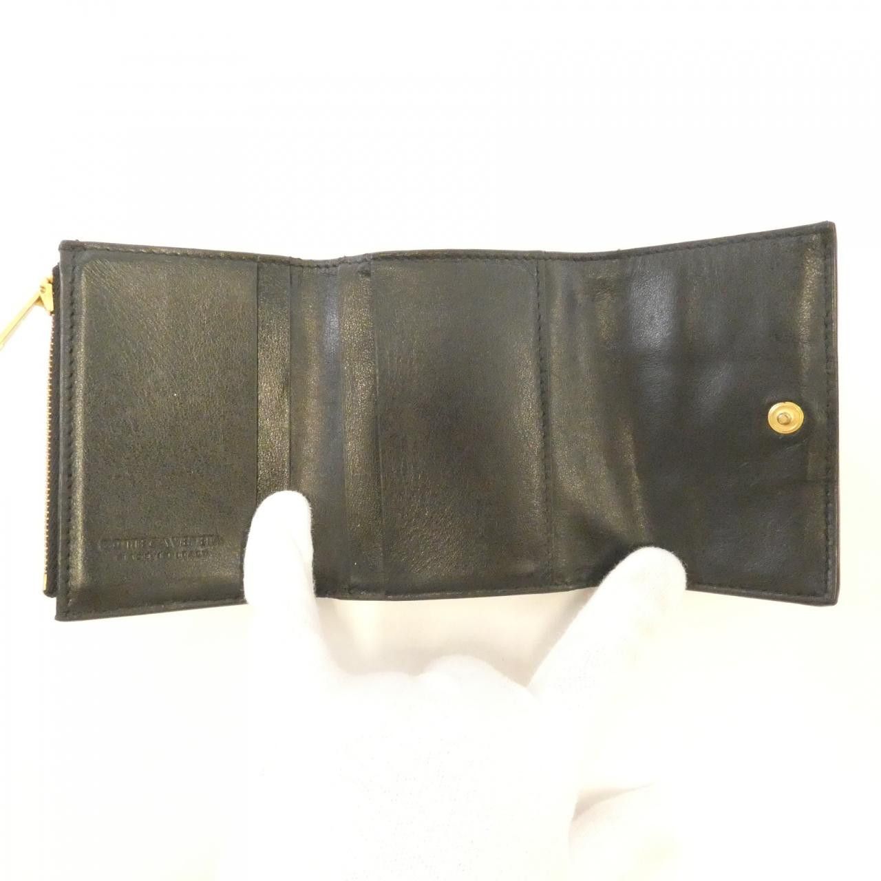 Bottega Veneta Bottega Veneta Bottega Veneta Leather Wallet Leather Short Wallet 667127VCQC1 DUTY FREE for USA Size ONE SIZE - 4 Thumbnail