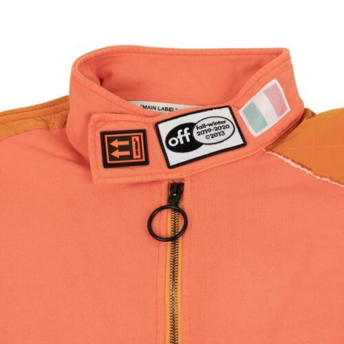 Off-White c/o VIRGIL ABLOH Coral Parachute Half Zip Sweatshirt Size S Size US S / EU 44-46 / 1 - 11 Thumbnail