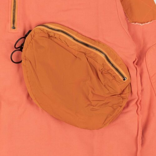Off-White c/o VIRGIL ABLOH Coral Parachute Half Zip Sweatshirt Size S Size US S / EU 44-46 / 1 - 13 Thumbnail