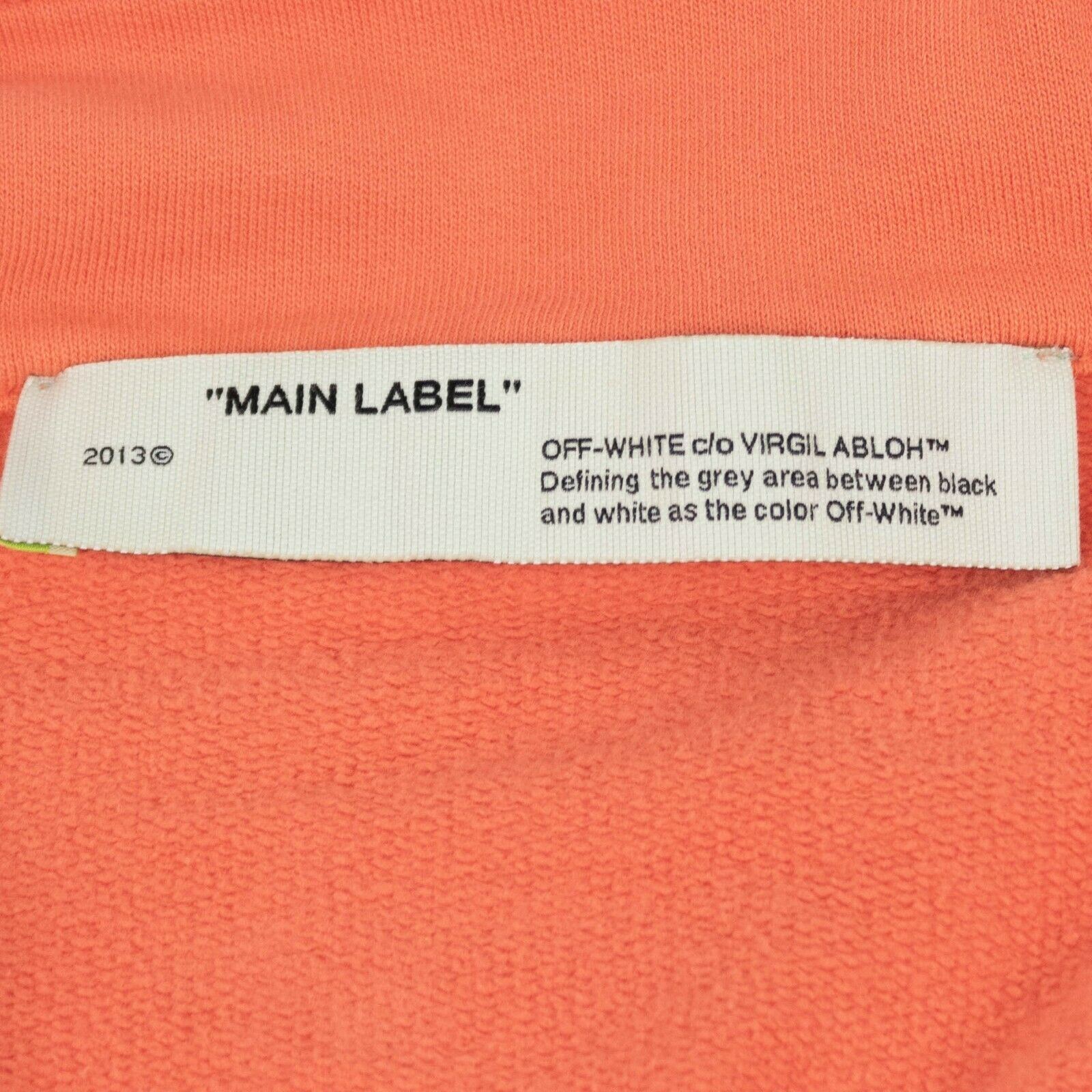 Off-White c/o VIRGIL ABLOH Coral Parachute Half Zip Sweatshirt Size S Size US S / EU 44-46 / 1 - 6 Thumbnail