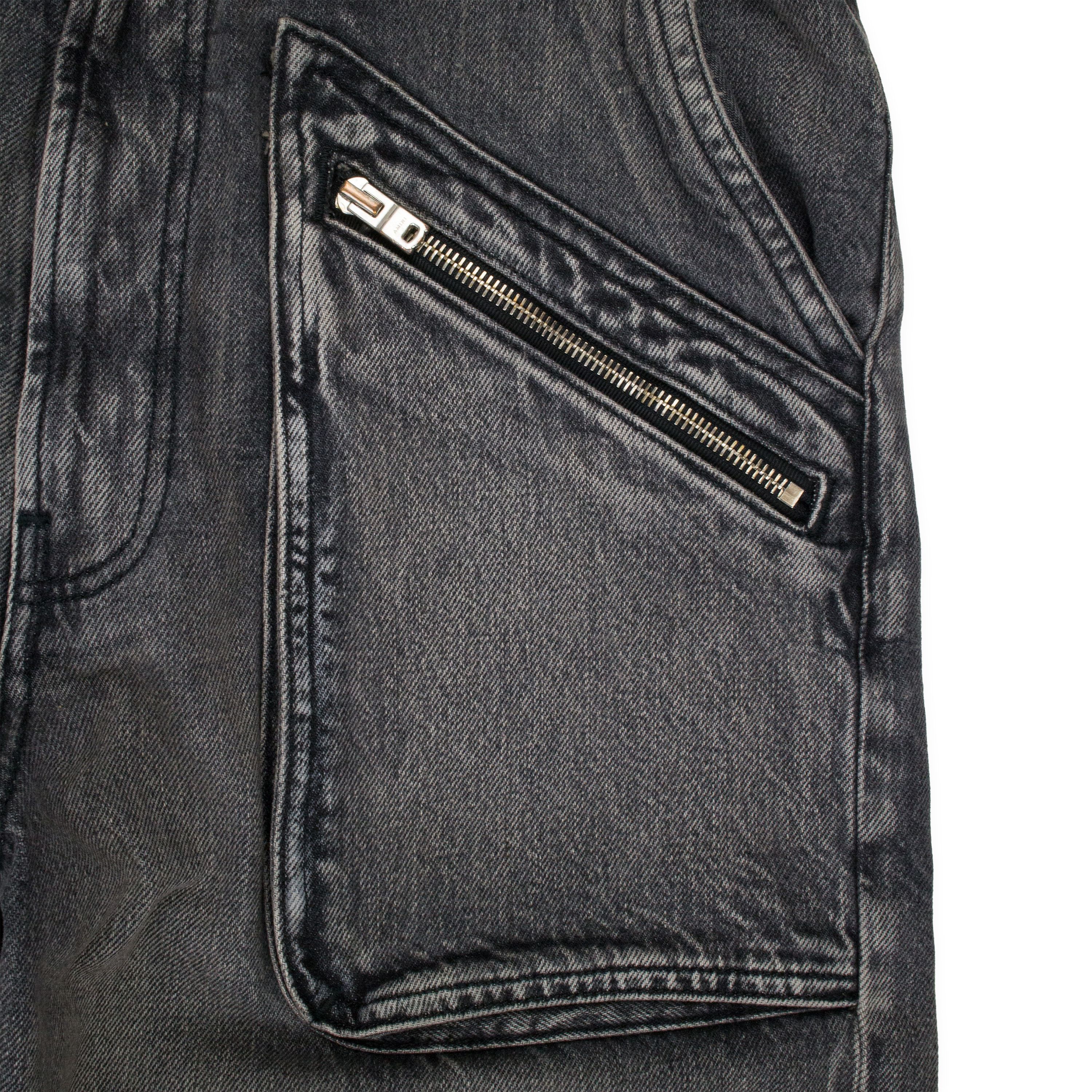 Amiri LOOSE STRAIGHT AGED BLACK CARGO PANTS SIZE 27 Size 27" / US 4 / IT 40 - 4 Thumbnail