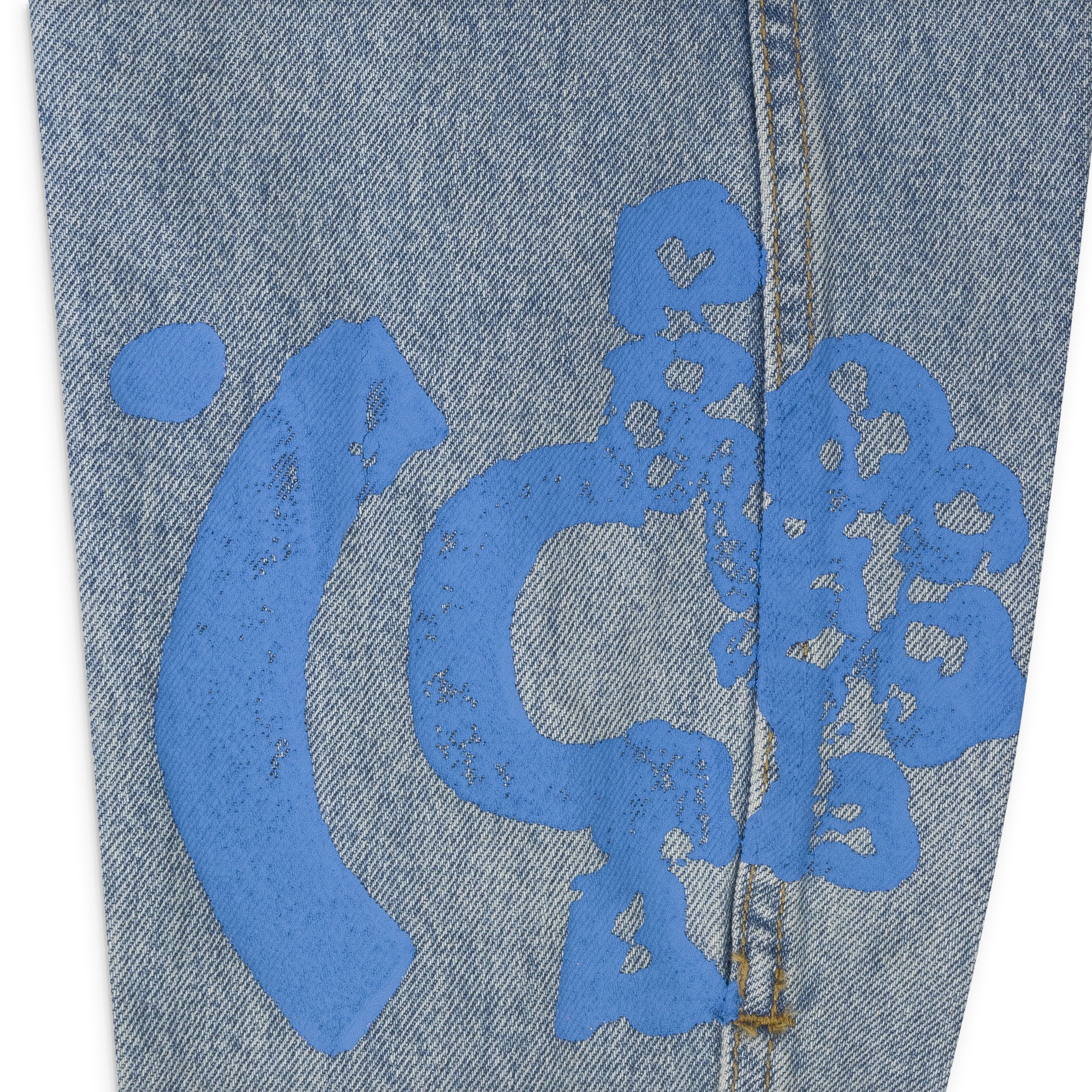 DENIM TEARS Light Blue Bstroy Tears Type-2 Denim Jacket Size L Size US L / EU 52-54 / 3 - 7 Thumbnail