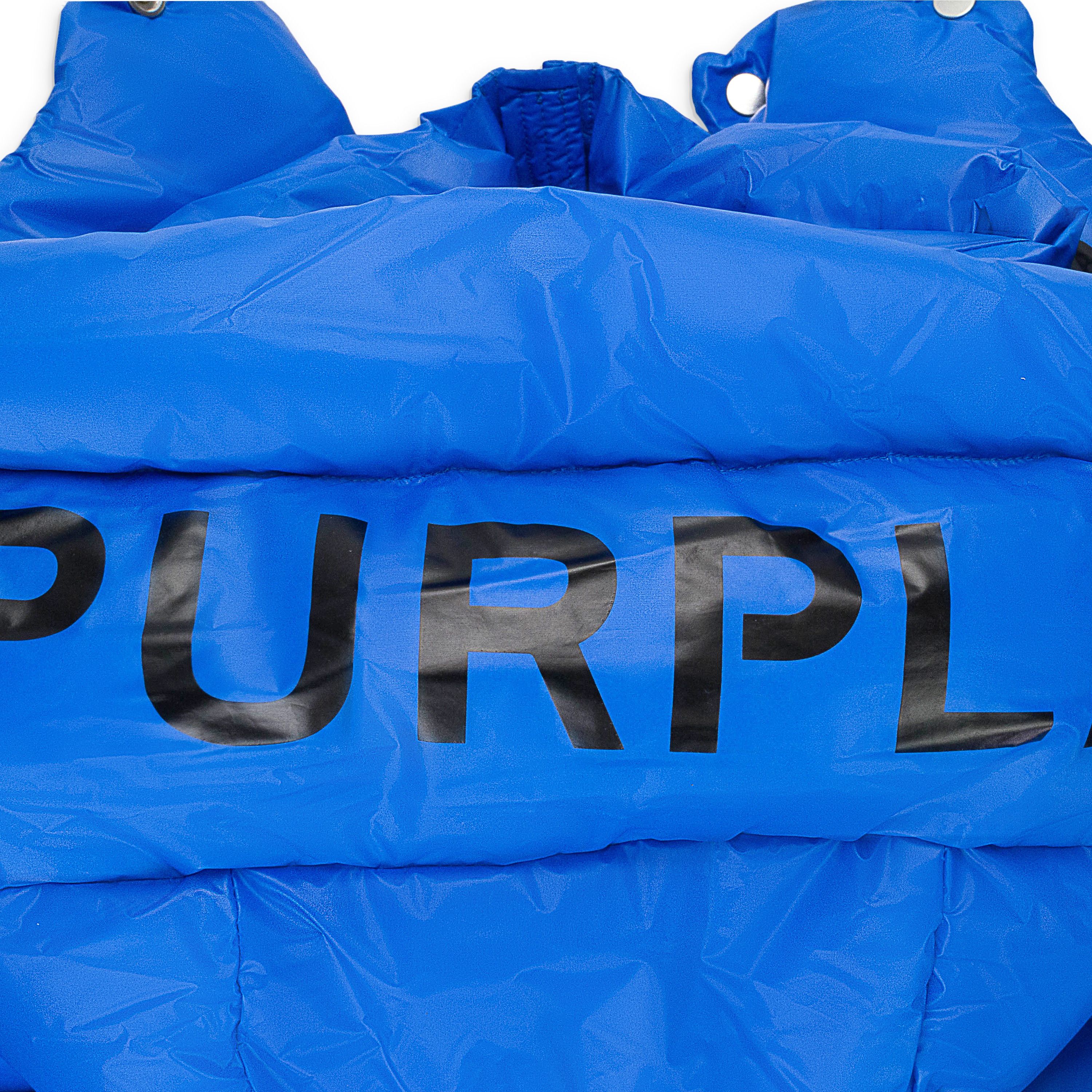 Purple Brand NYLON DOWN PUFFER BLUE DOWN & PUFFER JACKETS Size XS Size US XS / EU 42 / 0 - 4 Thumbnail