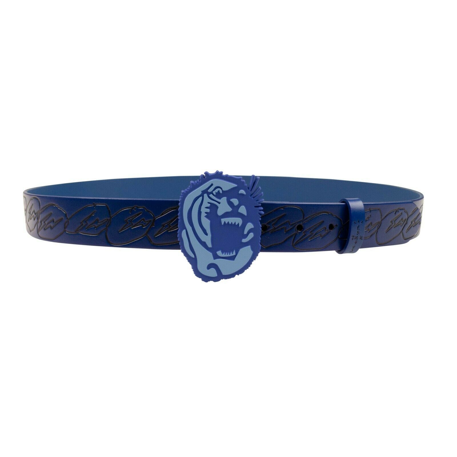 Travis Scott Blue Cactus Jack For Fragment Logo Belt Size 38 Size 38 - 4 Thumbnail