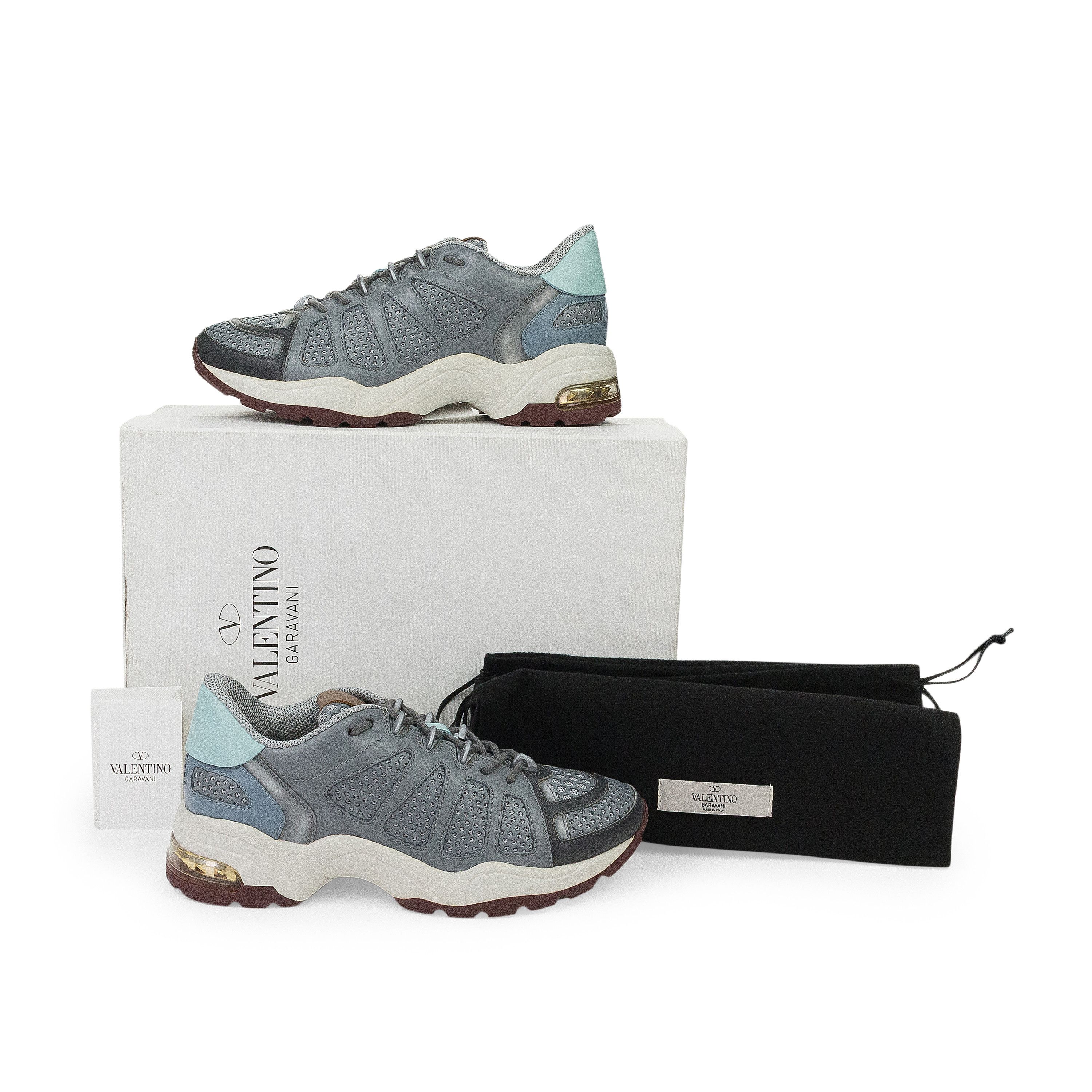 Valentino GREY/MULTICOLOR X-RAY SNEAKERS SIZE 42.5 Size US 9.5 / EU 42-43 - 8 Thumbnail