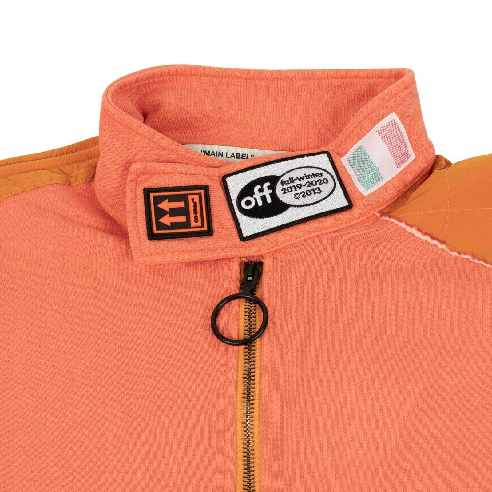 Off-White c/o VIRGIL ABLOH Coral Parachute Half Zip Sweatshirt Size M Size US M / EU 48-50 / 2 - 2 Thumbnail