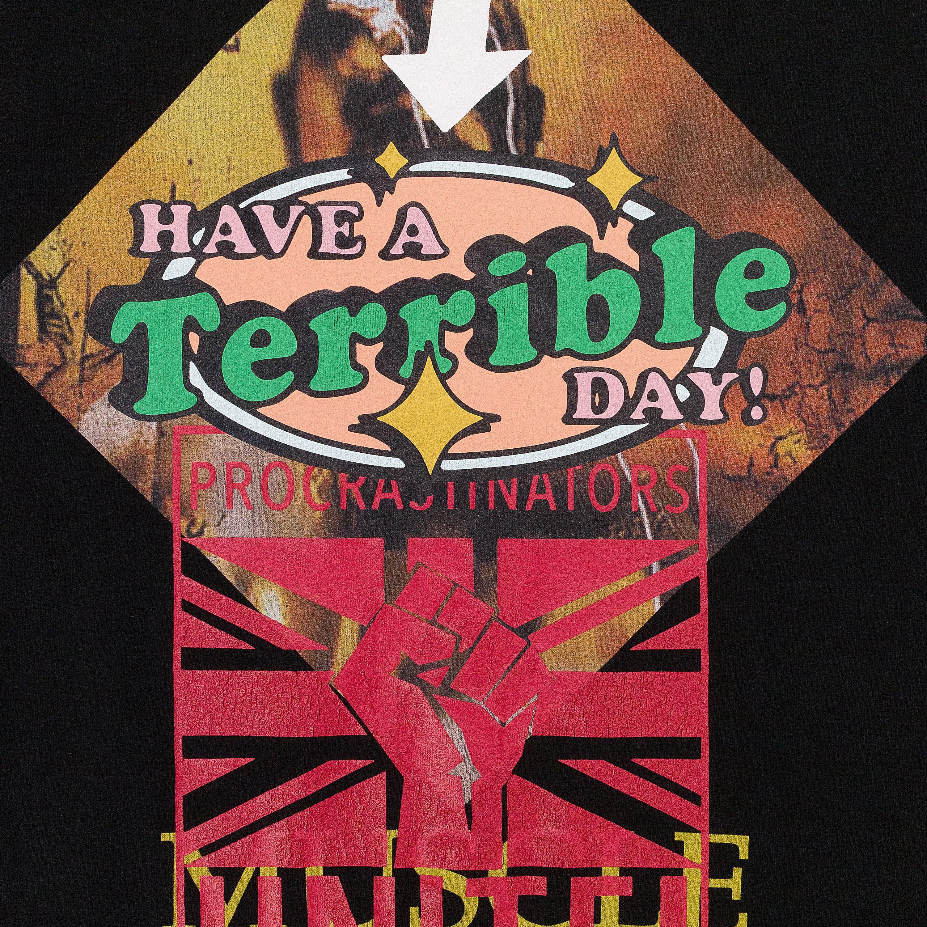 PROJECT G/R WASHED BLACK MIXED PRINTED VINTAGE T-SHIRT SIZE L Size US L / EU 52-54 / 3 - 3 Thumbnail