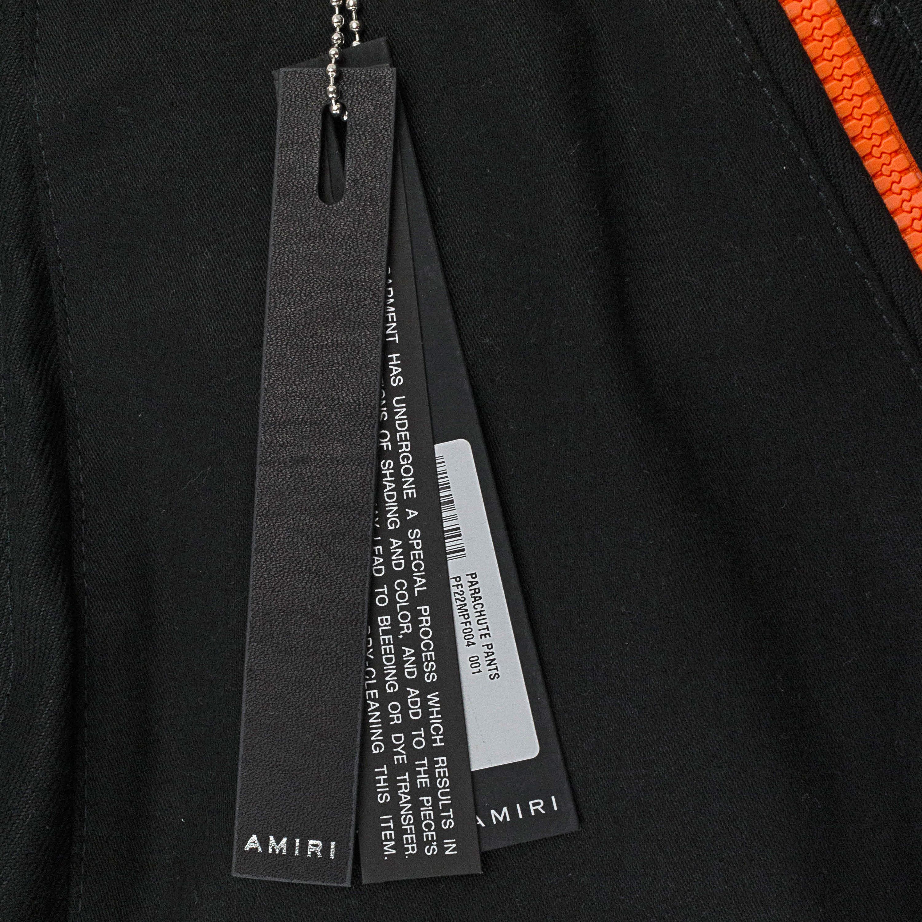 Amiri PARACHUTE BLACK CARGO PANTS SIZE 50 Size US 34 / EU 50 - 5 Thumbnail