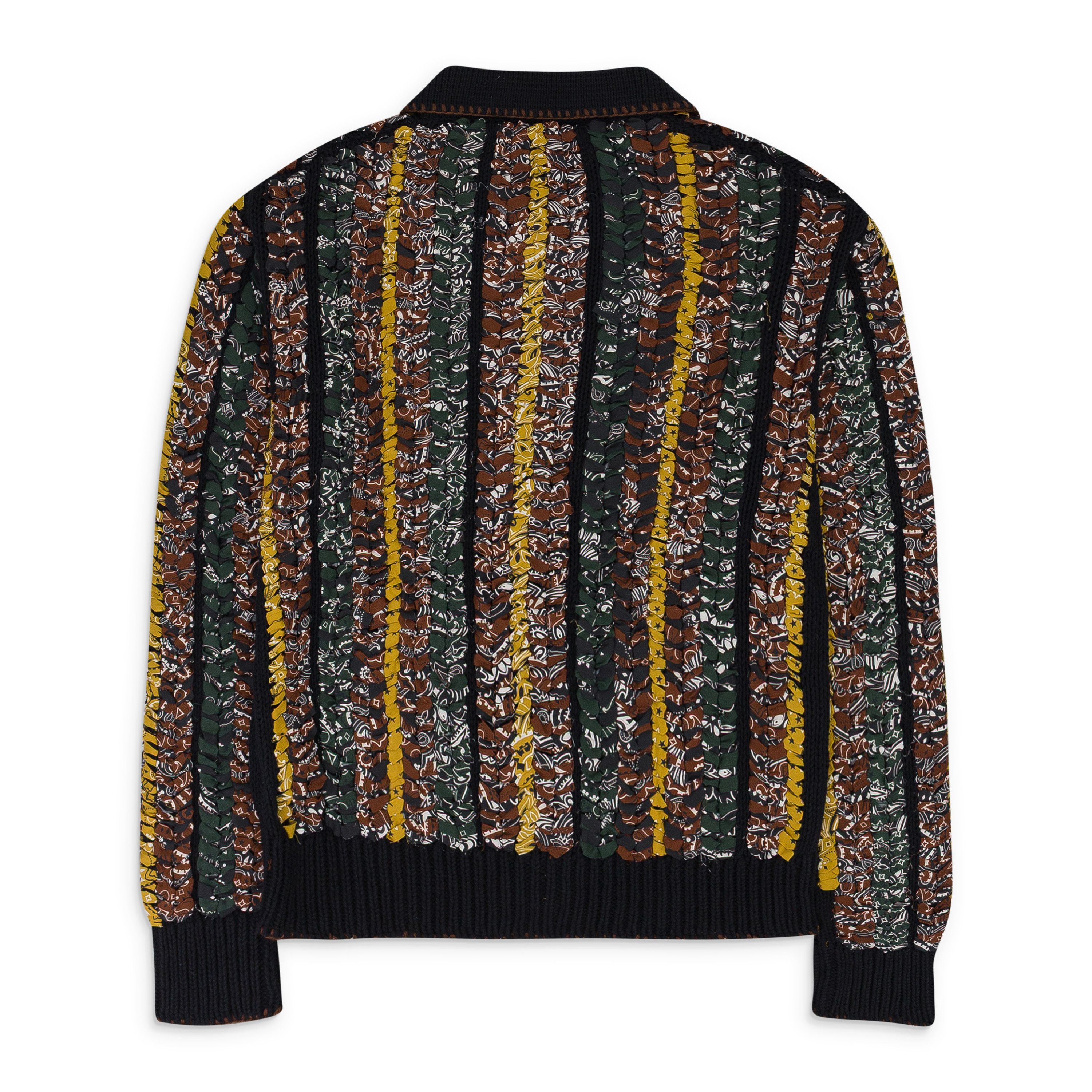 Amiri BLACK BRAIDED BANDANA BUTTON-UP SHIRTS SIZE M Size US M / EU 48-50 / 2 - 2 Thumbnail