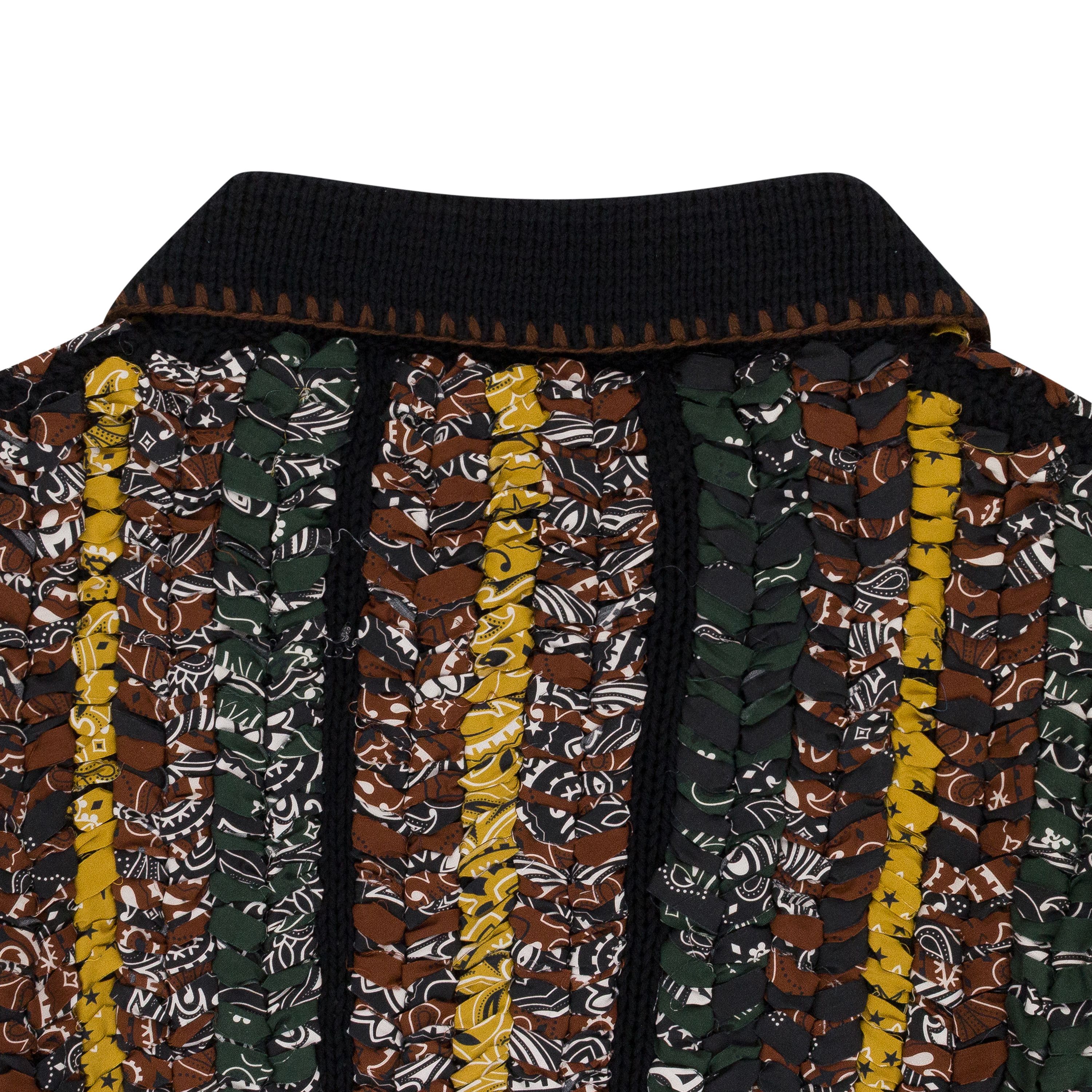 Amiri BLACK BRAIDED BANDANA BUTTON-UP SHIRTS SIZE M Size US M / EU 48-50 / 2 - 4 Thumbnail