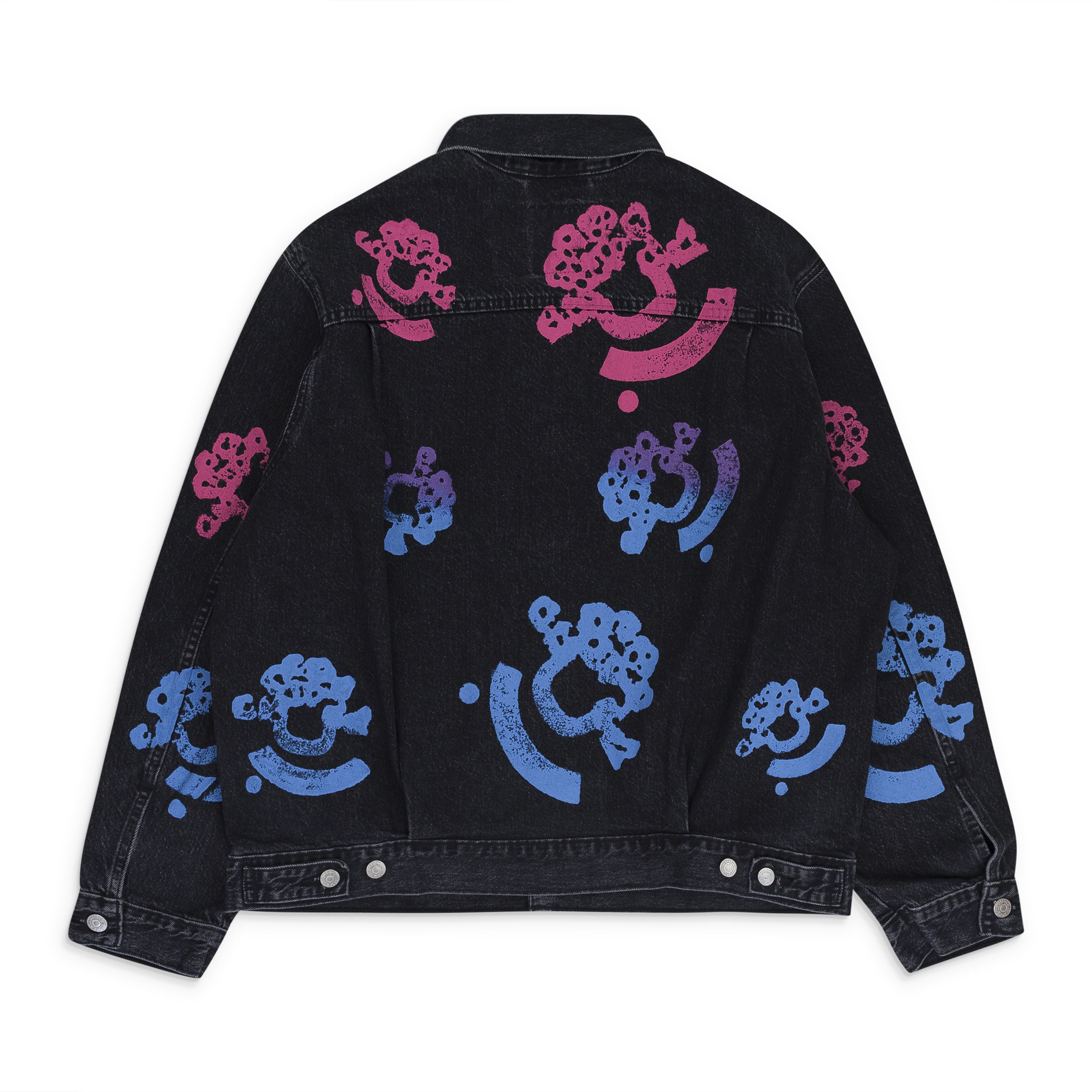 DENIM TEARS Washed Black Bstroy Tears Type-2 Denim Jacket Size XL Size US XL / EU 56 / 4 - 2 Thumbnail