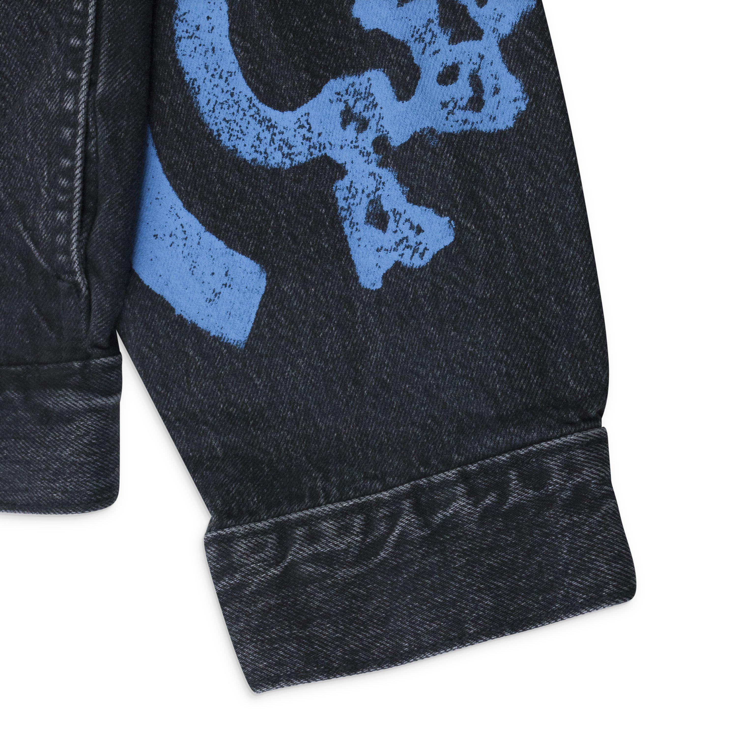 DENIM TEARS Washed Black Bstroy Tears Type-2 Denim Jacket Size XL Size US XL / EU 56 / 4 - 5 Thumbnail