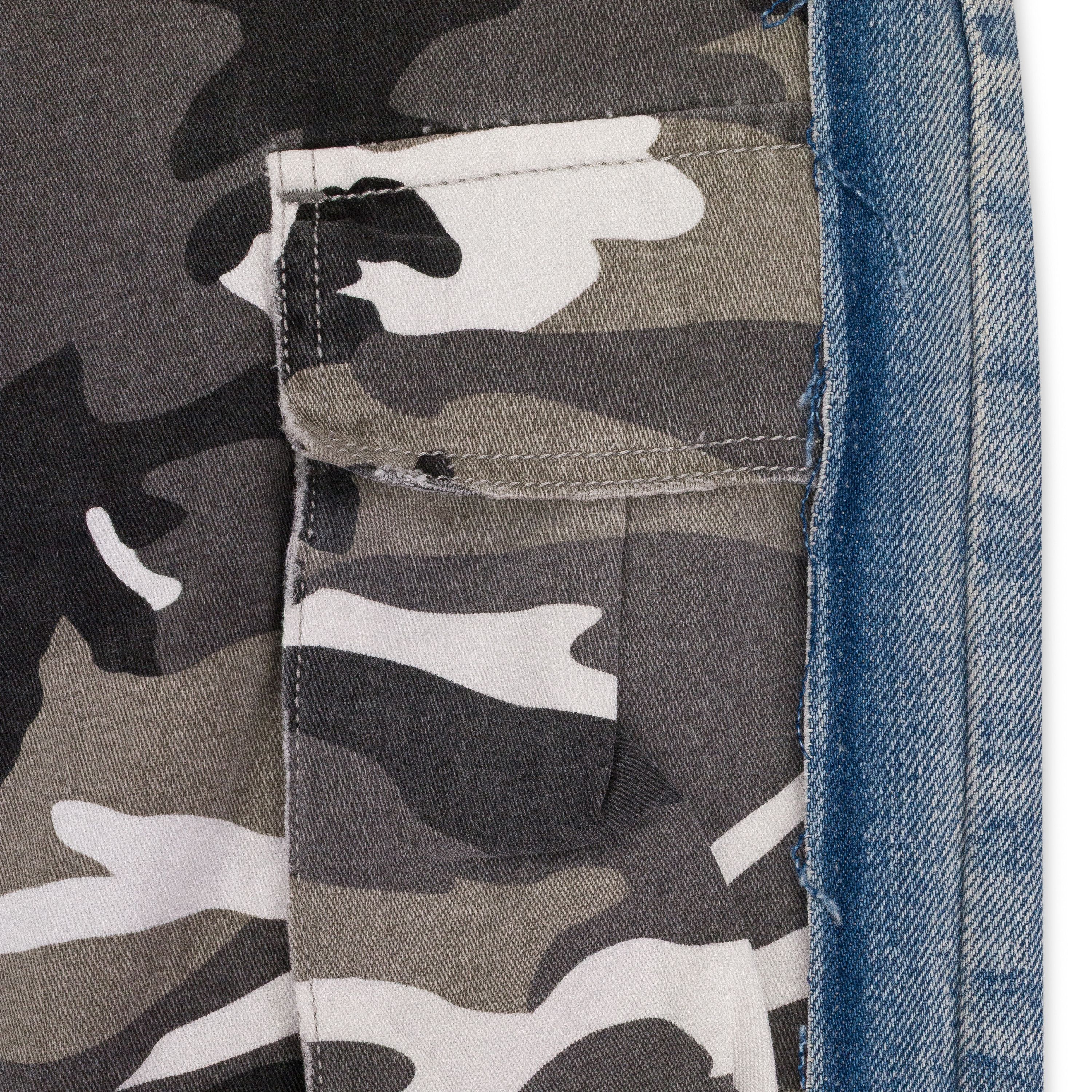 PROJECT G/R CAMO/BLUE HYBRID SKINNY JEANS SIZE L Size US 34 / EU 50 - 5 Thumbnail
