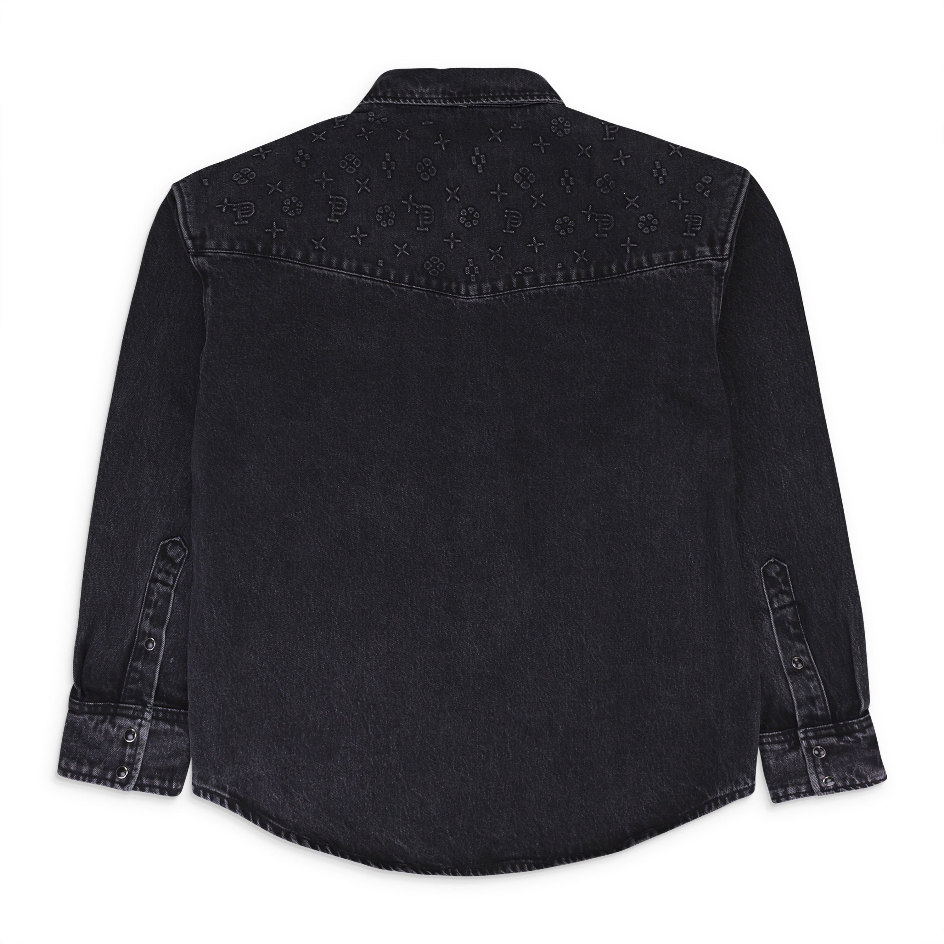 Purple Brand OVERSIZED WESTERN GREY CASUAL BUTTON-DOWN SHIRTS Size S Size US S / EU 44-46 / 1 - 2 Thumbnail