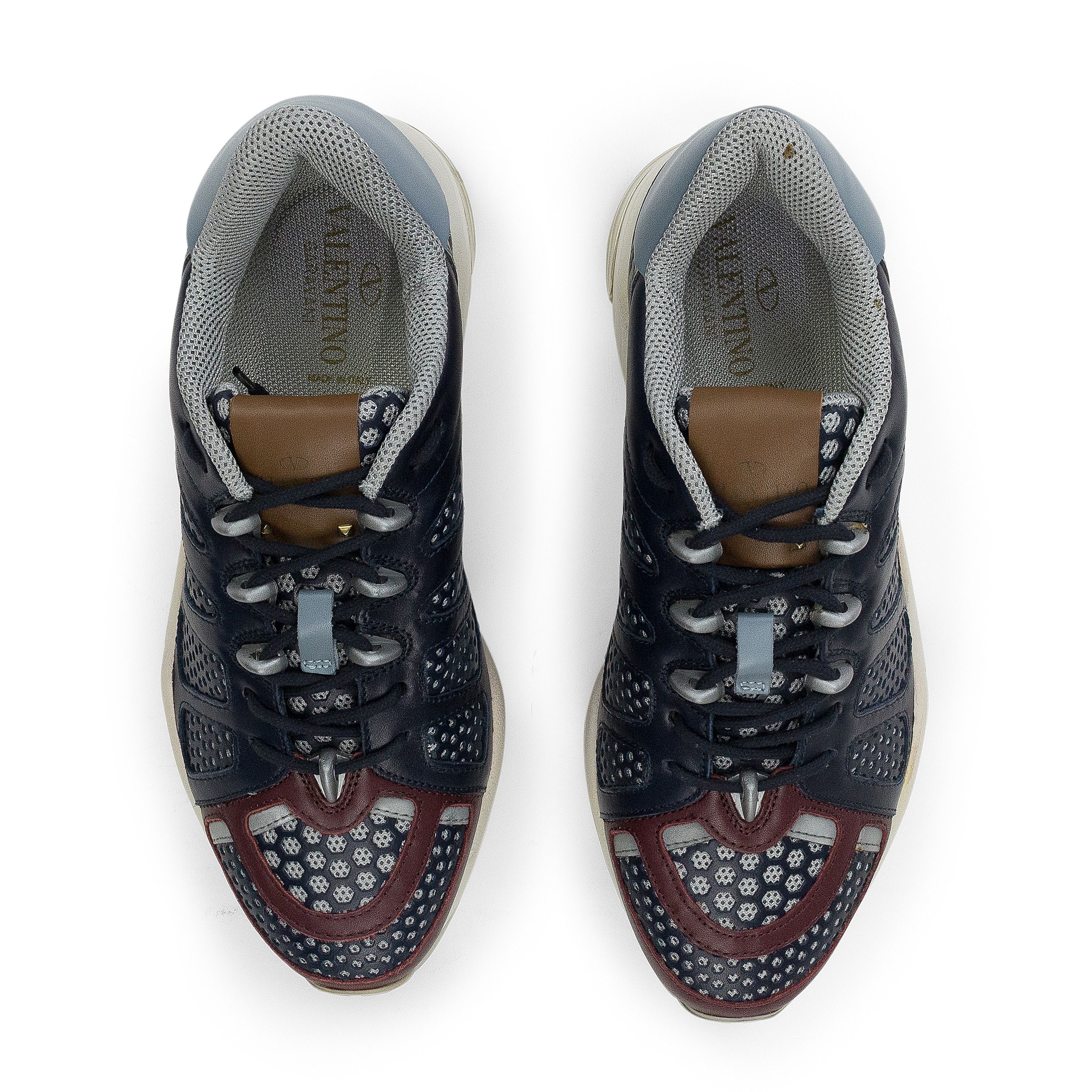 Valentino BLUE/MULTICOLOR X-RAY SNEAKERS SIZE 40 Size US 7 / EU 40 - 4 Thumbnail