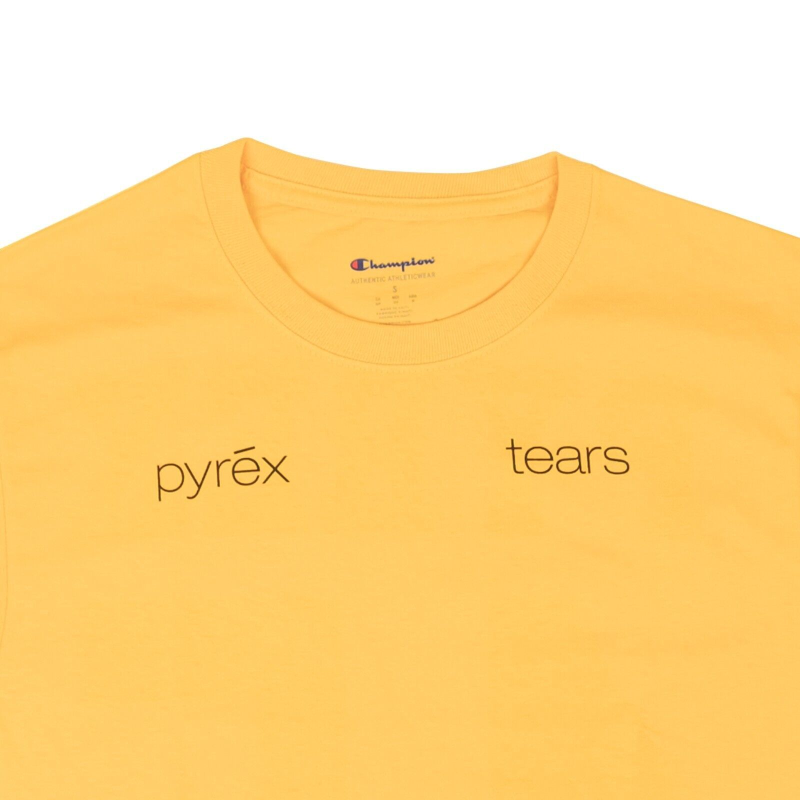 DENIM TEARS X Pyrex Yellow Short Sleeve T-Shirt Size L Size US L / EU 52-54 / 3 - 2 Thumbnail