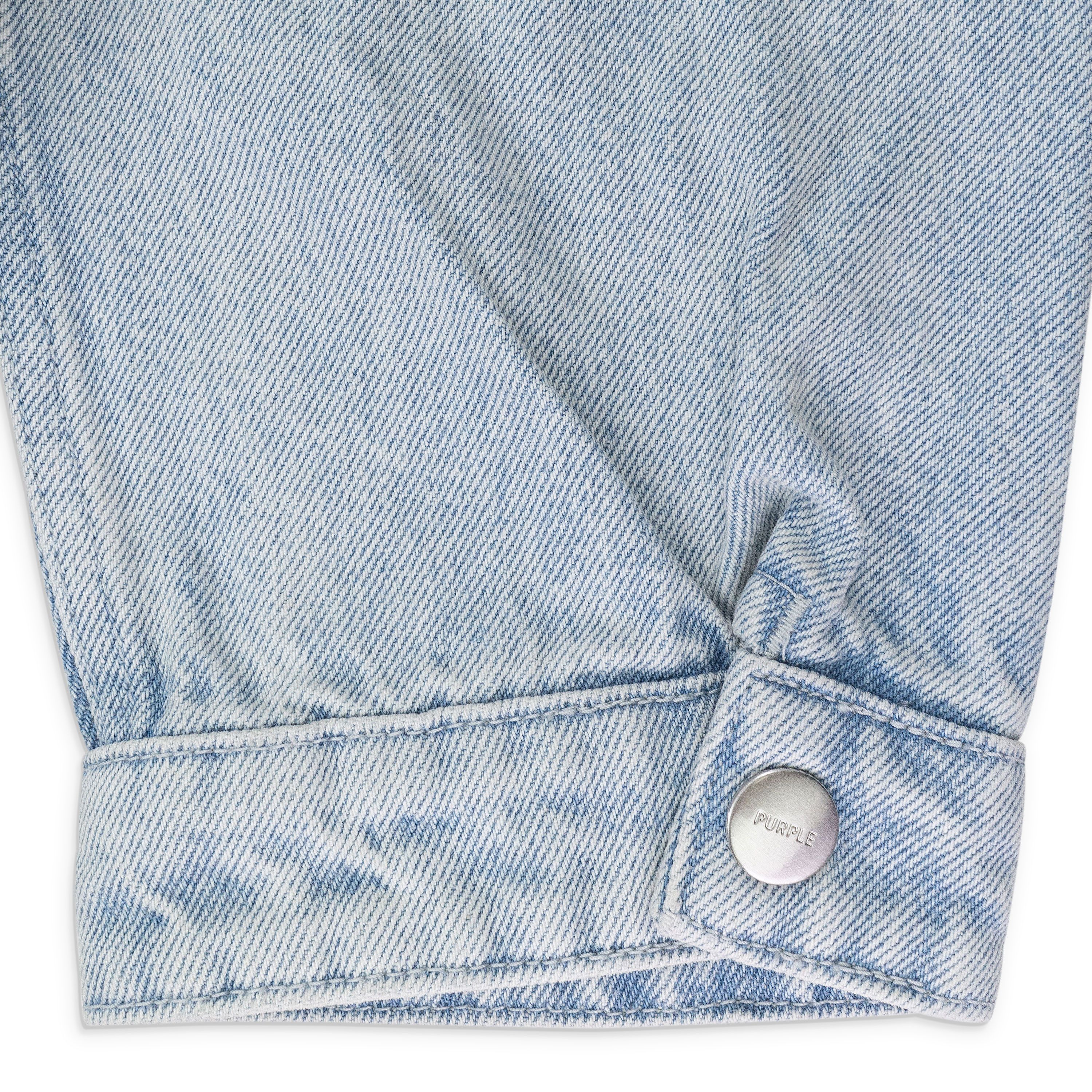 Purple Brand LS SNAP SHIRT JACKET Indigo DENIM JACKETS Size M Size US M / EU 48-50 / 2 - 6 Thumbnail