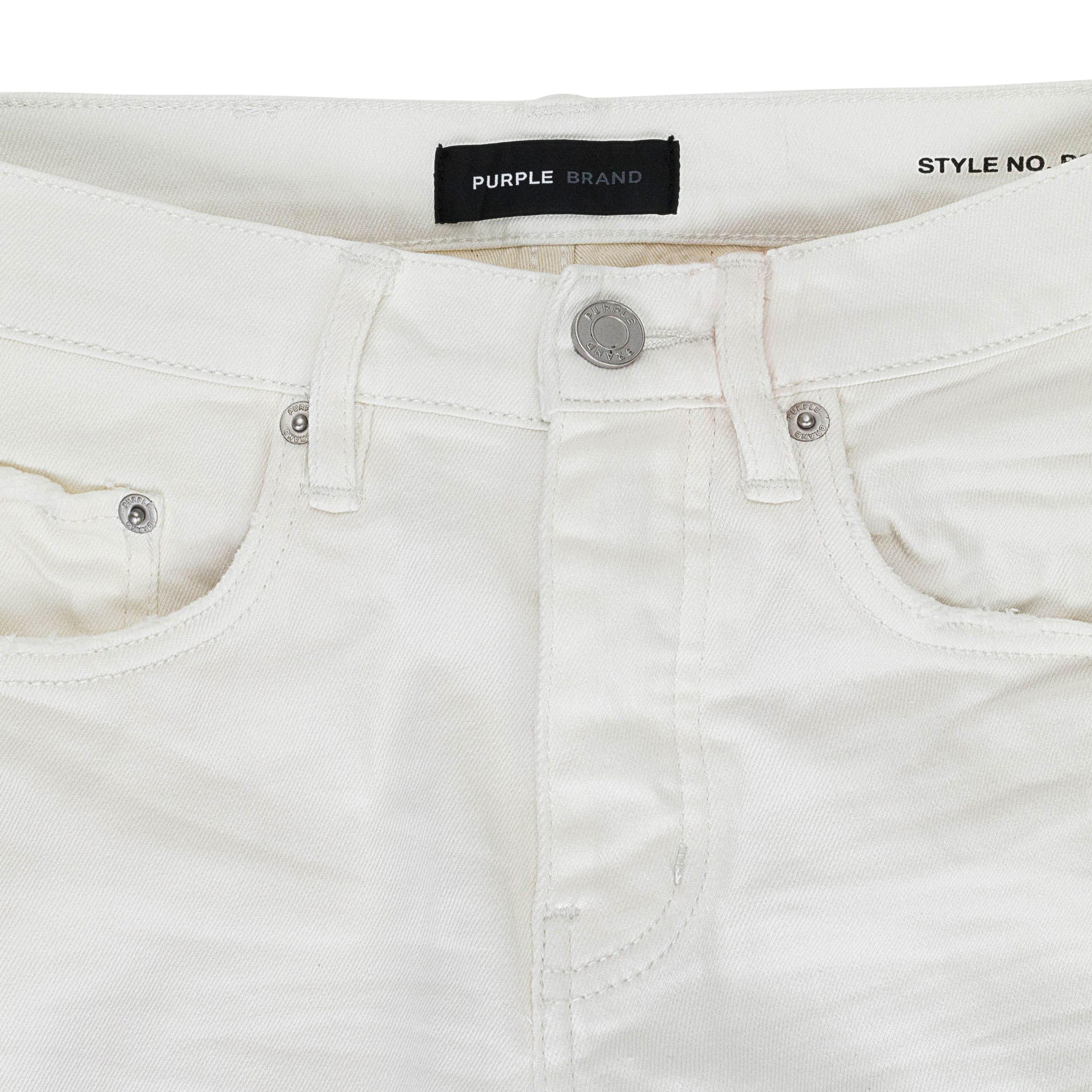 Purple Brand TUFFETAGE MONOGRAM WHITE SKINNY JEANS Size 30 Size US 30 / EU 46 - 3 Thumbnail
