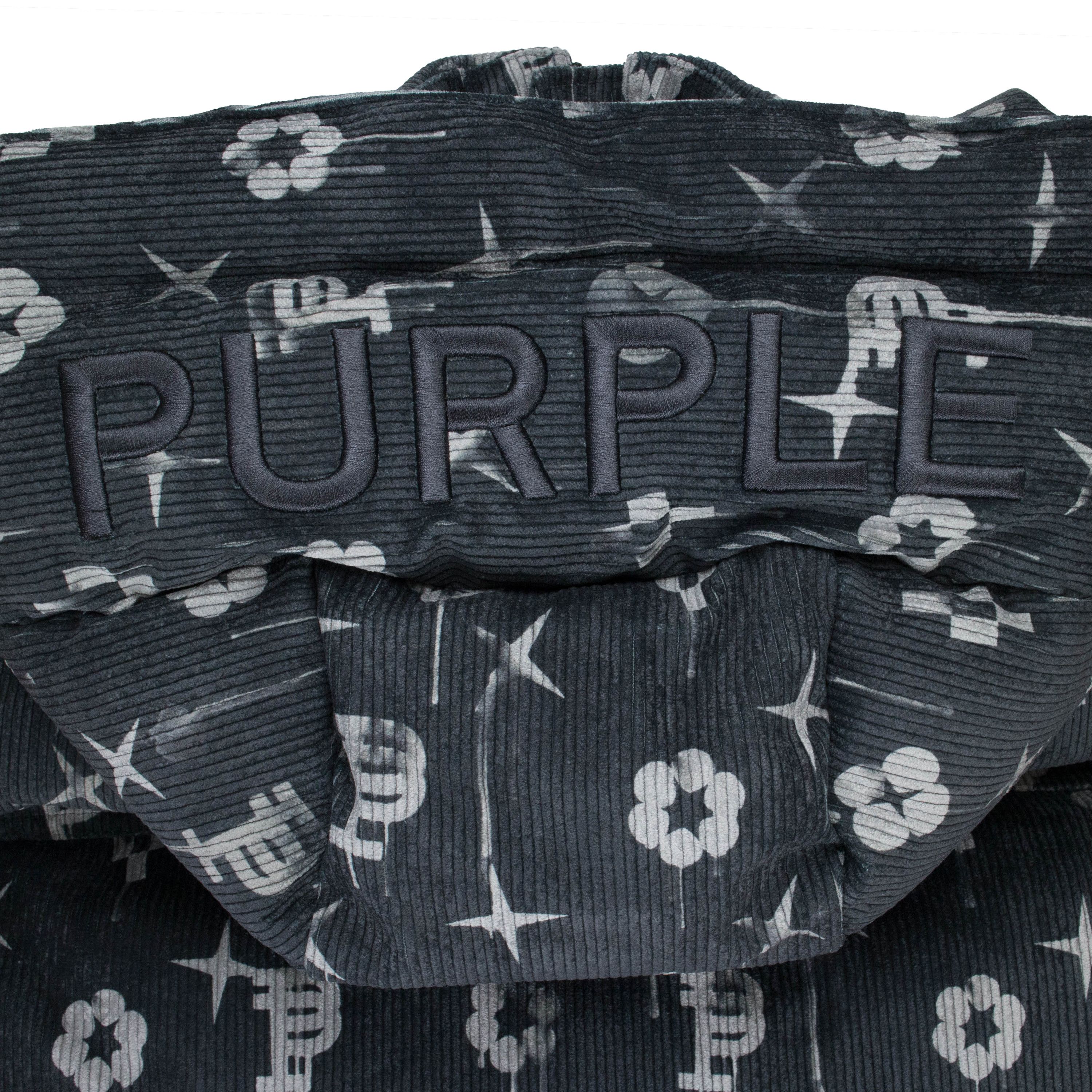 Purple Brand PRINTED CORDUROY AOP DOWN & PUFFER JACKETS Size L Size US L / EU 52-54 / 3 - 7 Thumbnail