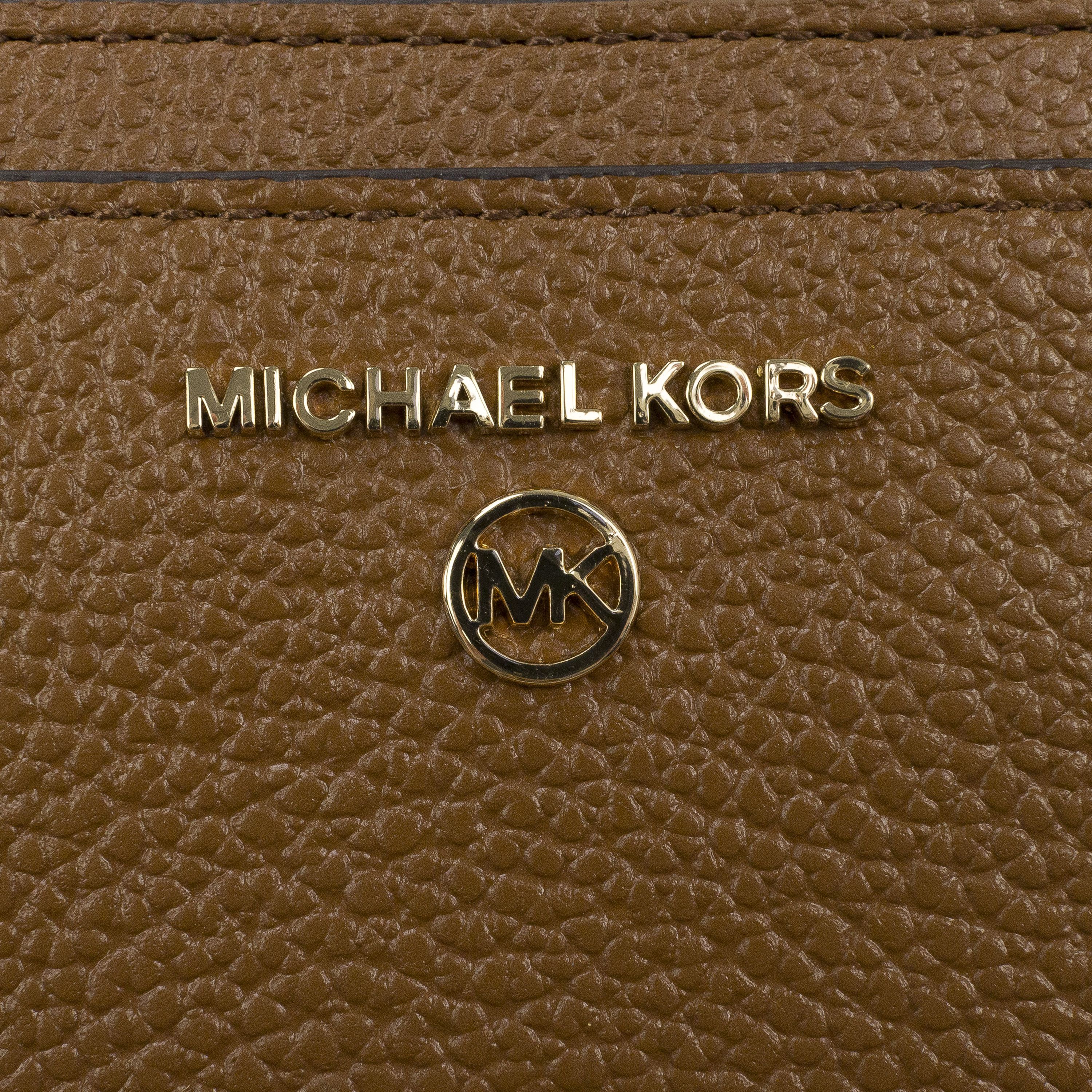 Michael Kors BROWN CARD CASE LEATHER CARDHOLDER SIZE OS Size ONE SIZE - 3 Thumbnail