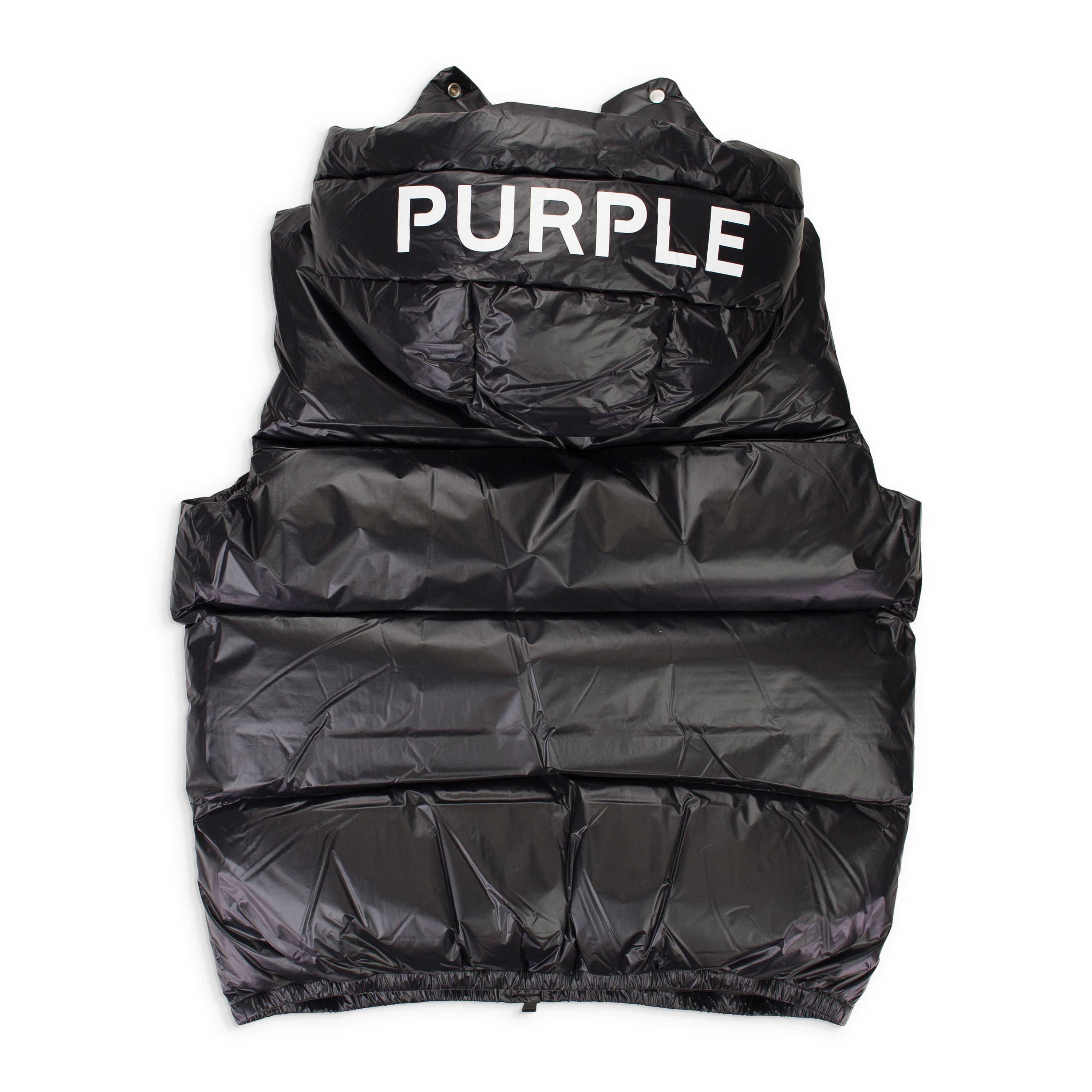 Purple Brand Nylon Puffer Vest SIZE XL Size US XL / EU 56 / 4 - 4 Thumbnail