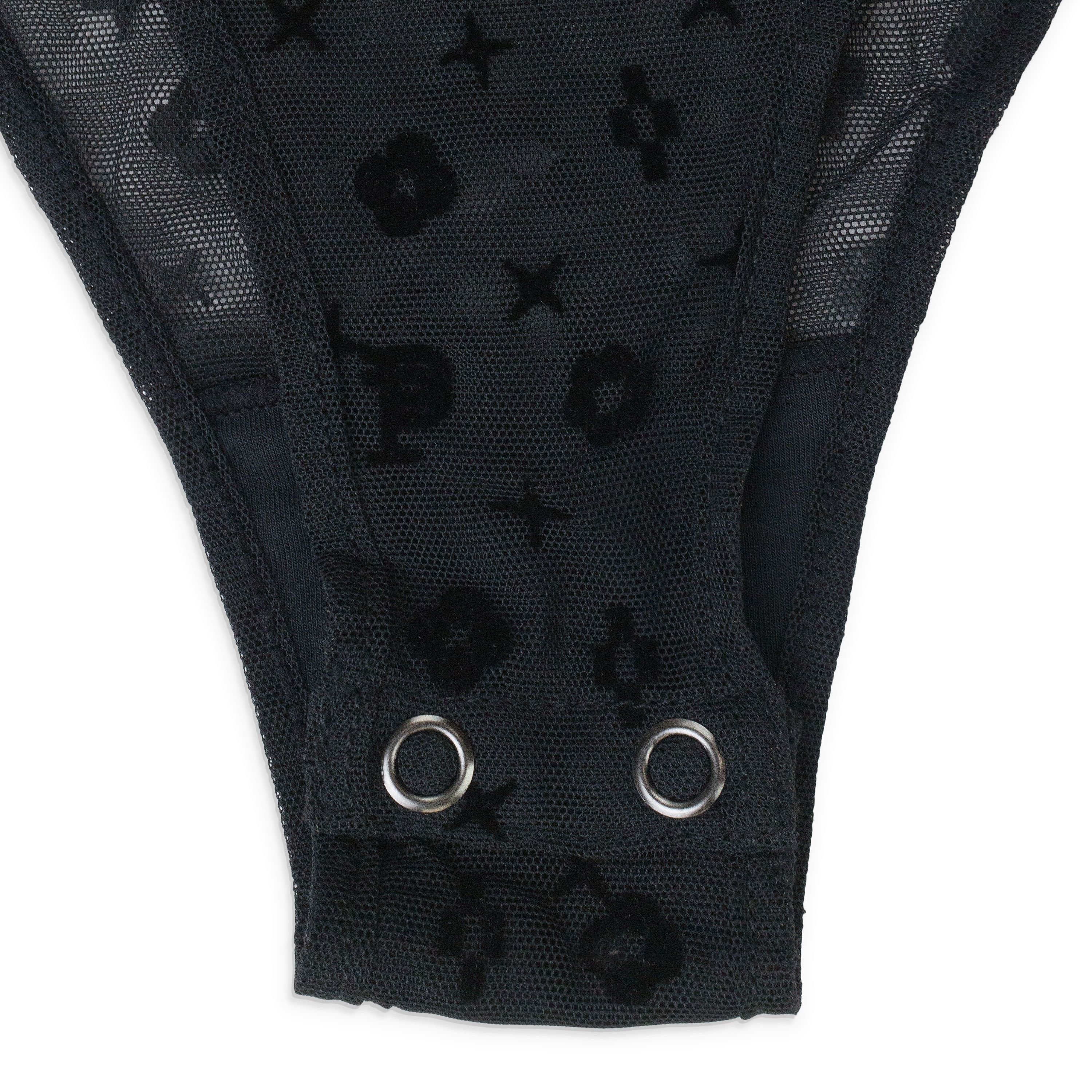 Purple Brand MESH HIGH CUT BLACK BODYSUIT Size S Size 28" / US 6 / IT 42 - 5 Thumbnail