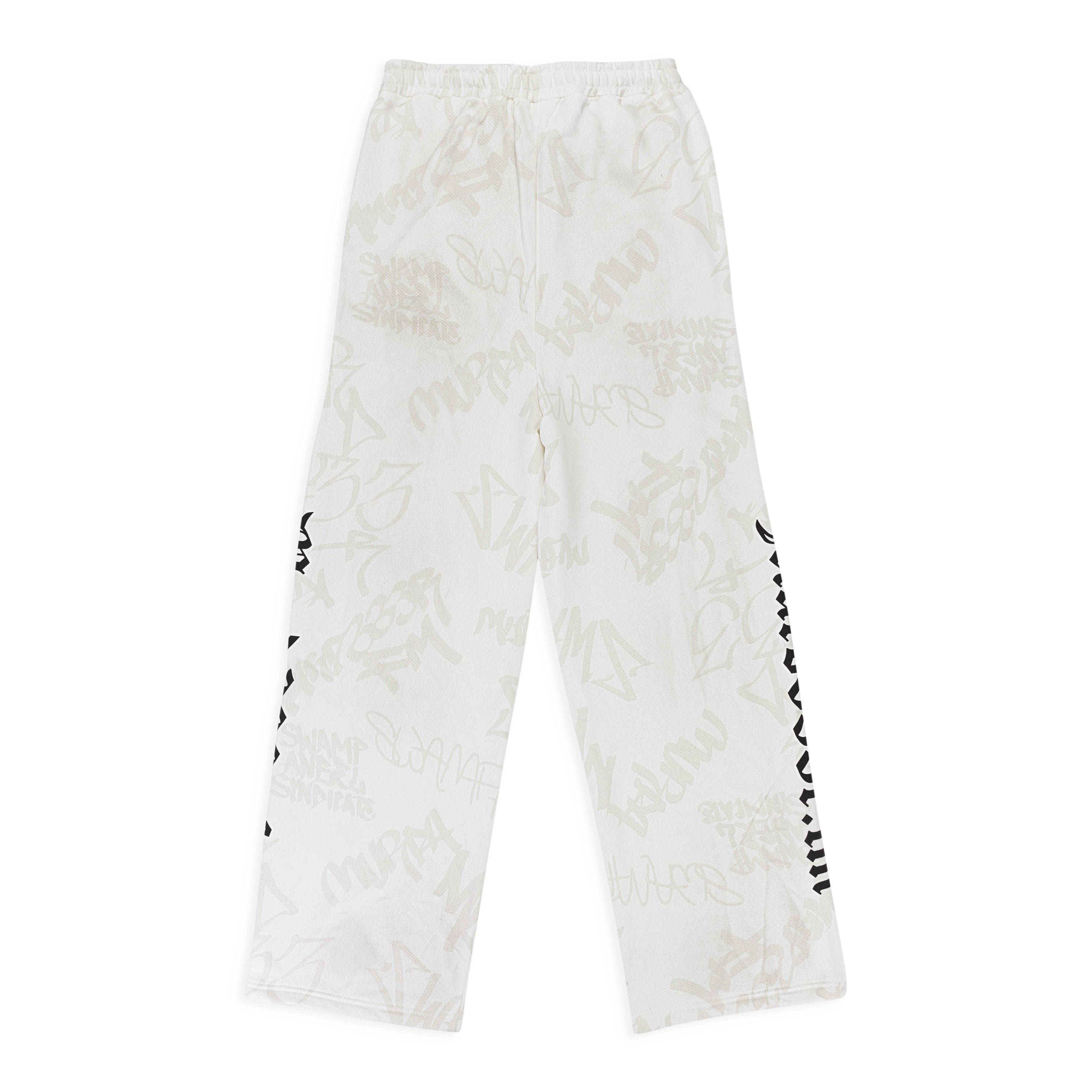 murd333r.fm MURD333R.FM WHITE DISN333 SWEATPANTS SIZE XXL Size US 38 / EU 54 - 2 Thumbnail