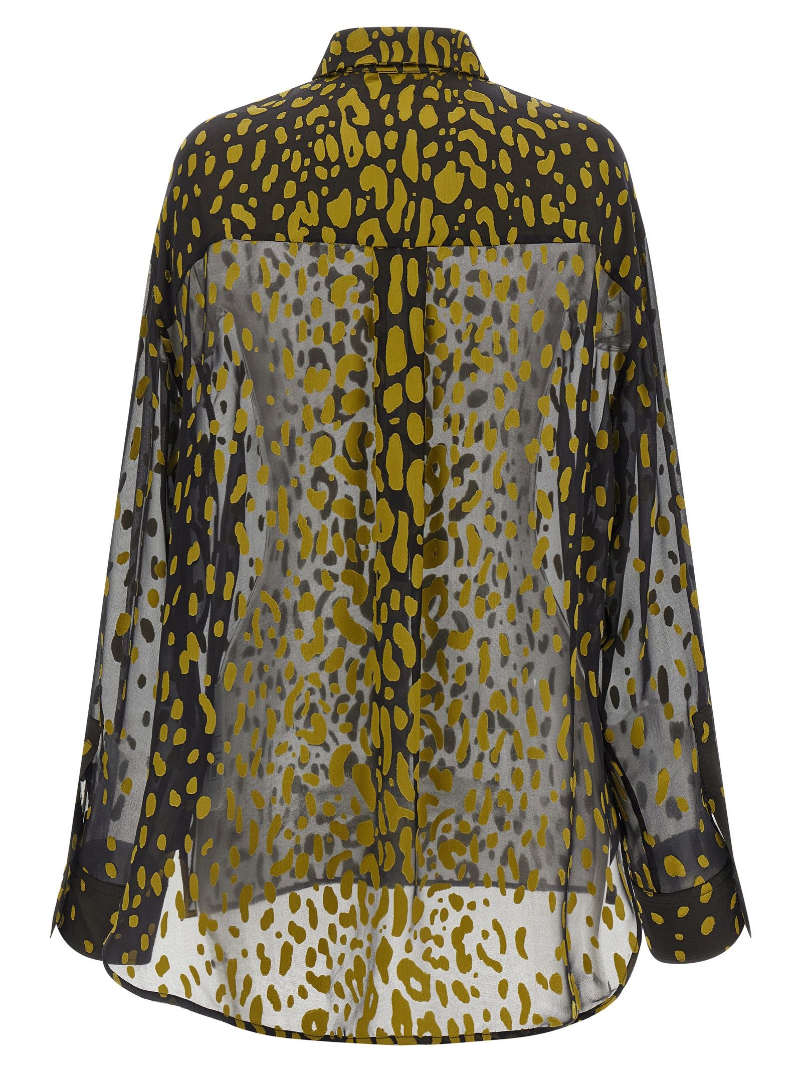 Salvatore Ferragamo Georgette Devoré Shirt Size S / US 4 / IT 40 - 2 Thumbnail