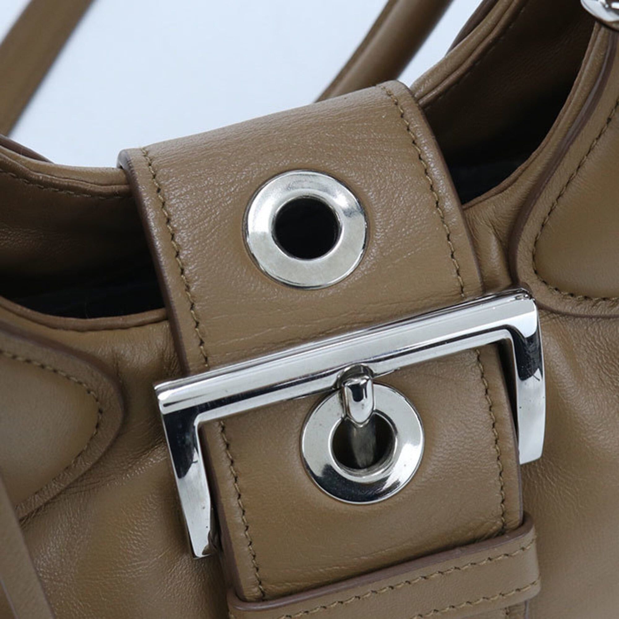Prada Prada handbag 1BA381 2WAY Moon Women's Brown Size ONE SIZE - 5 Thumbnail